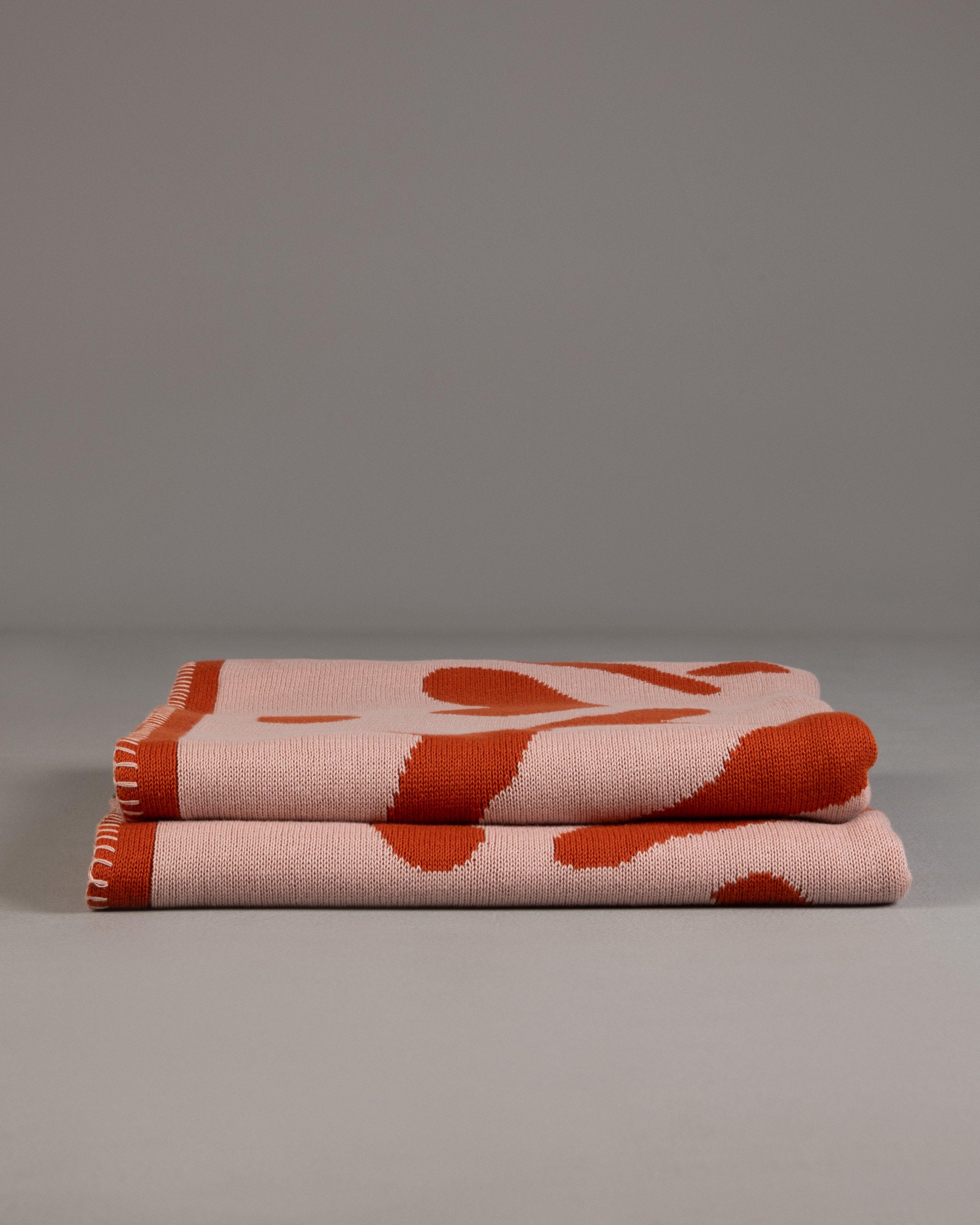 Lena Abstract Throw  -  Red