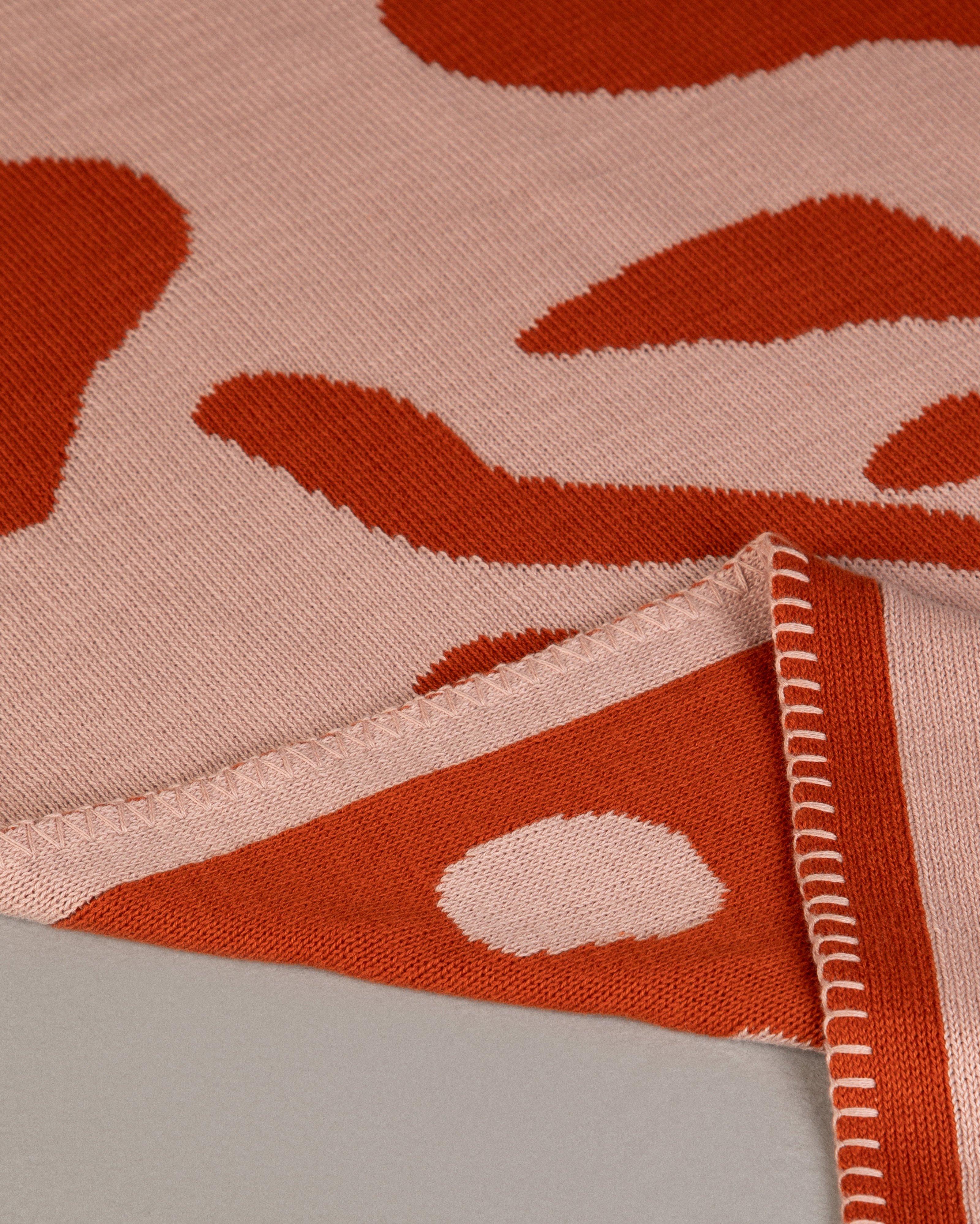 Lena Abstract Throw  -  Red