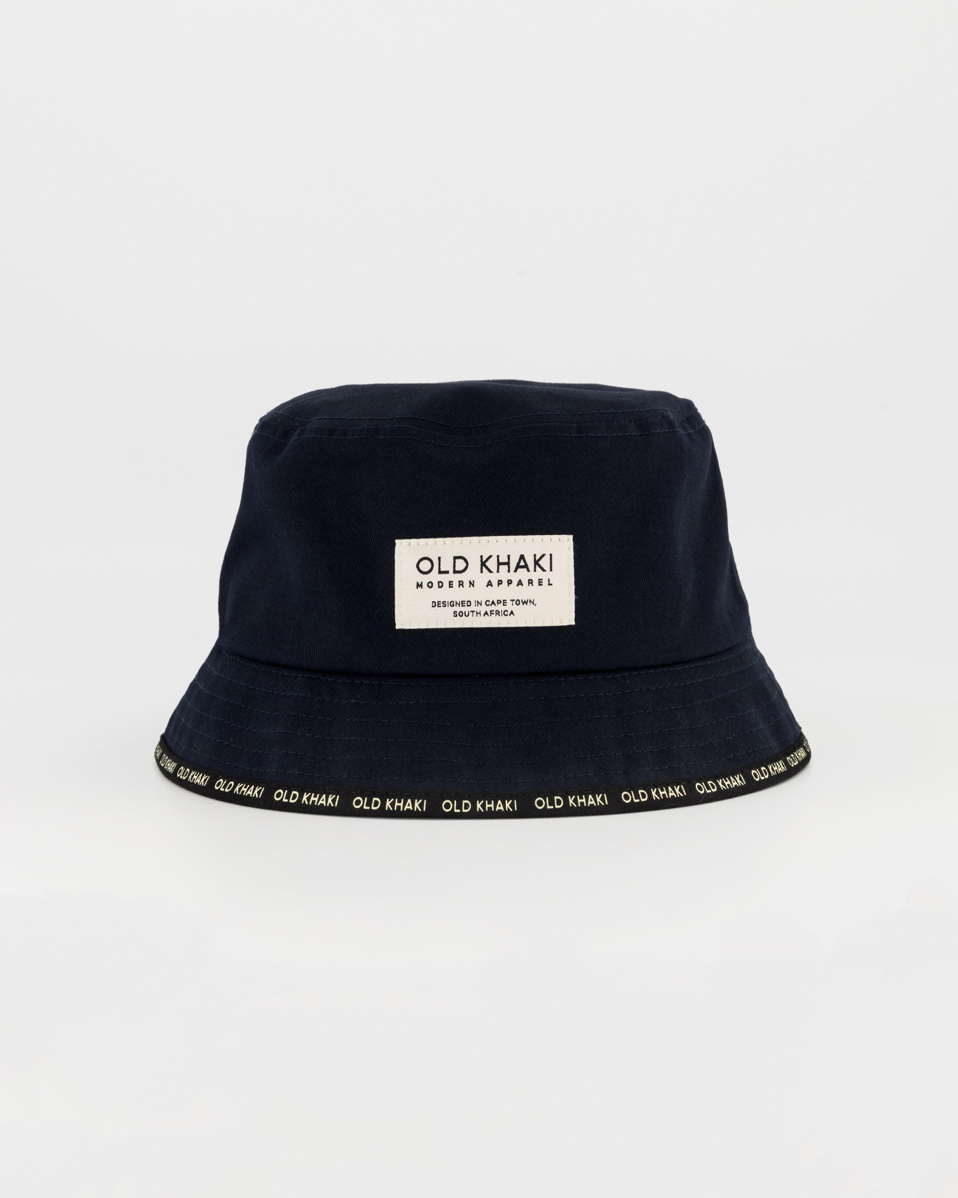 Unisex Twain Branded Edge Bucket Hat -  Navy