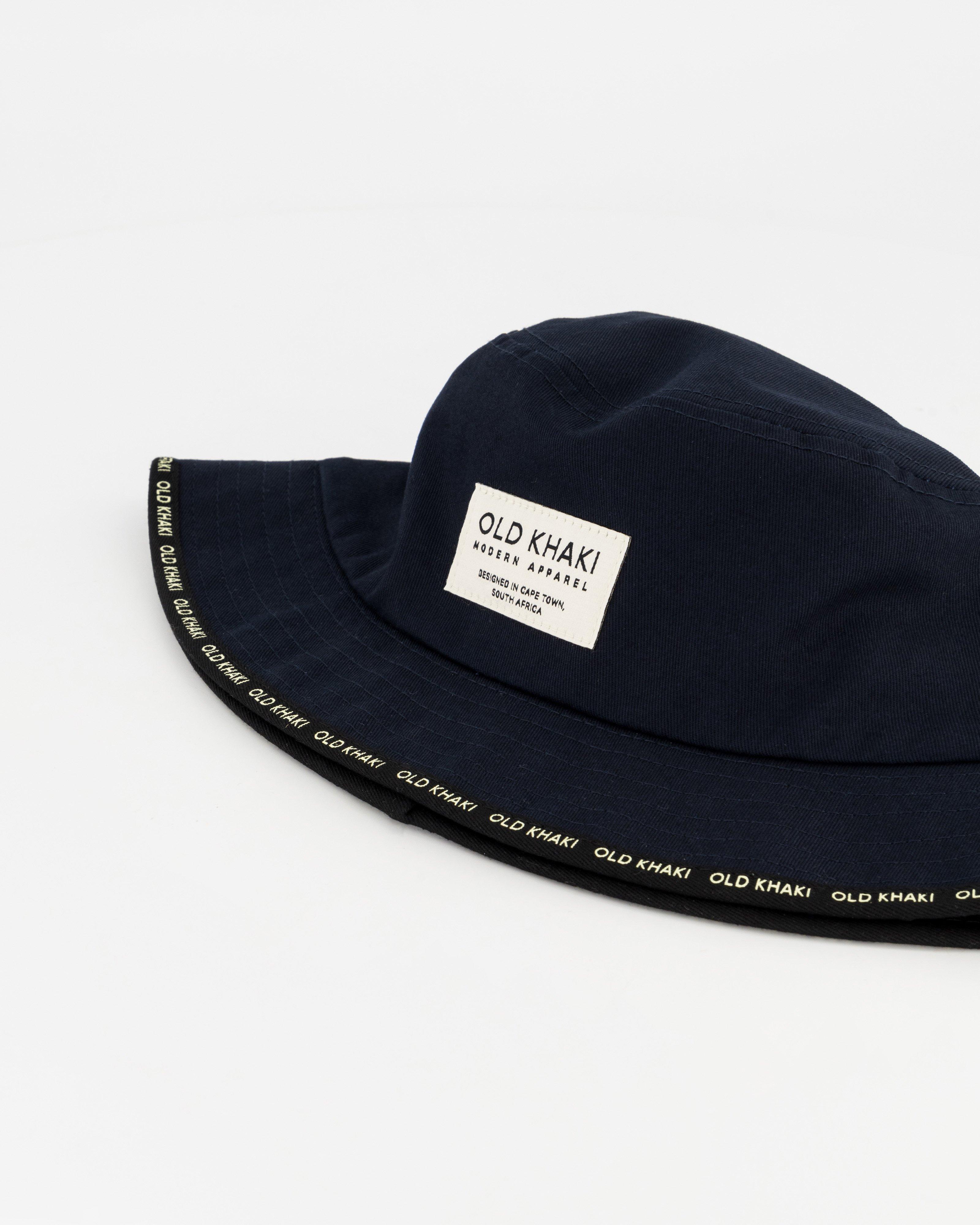 Unisex Twain Branded Edge Bucket Hat -  Navy