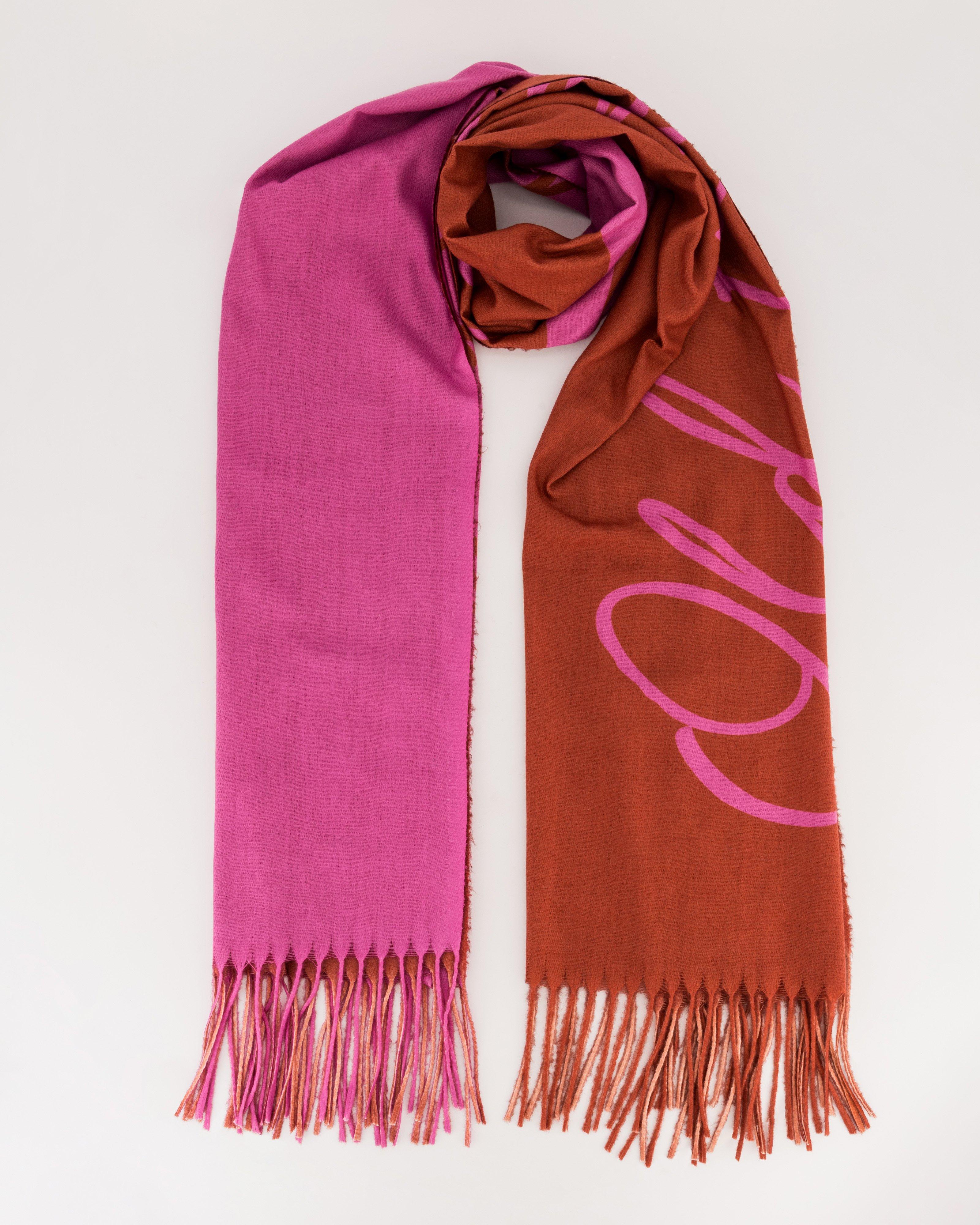 Women’s Shiloh Branded Logo Scarf -  Pink