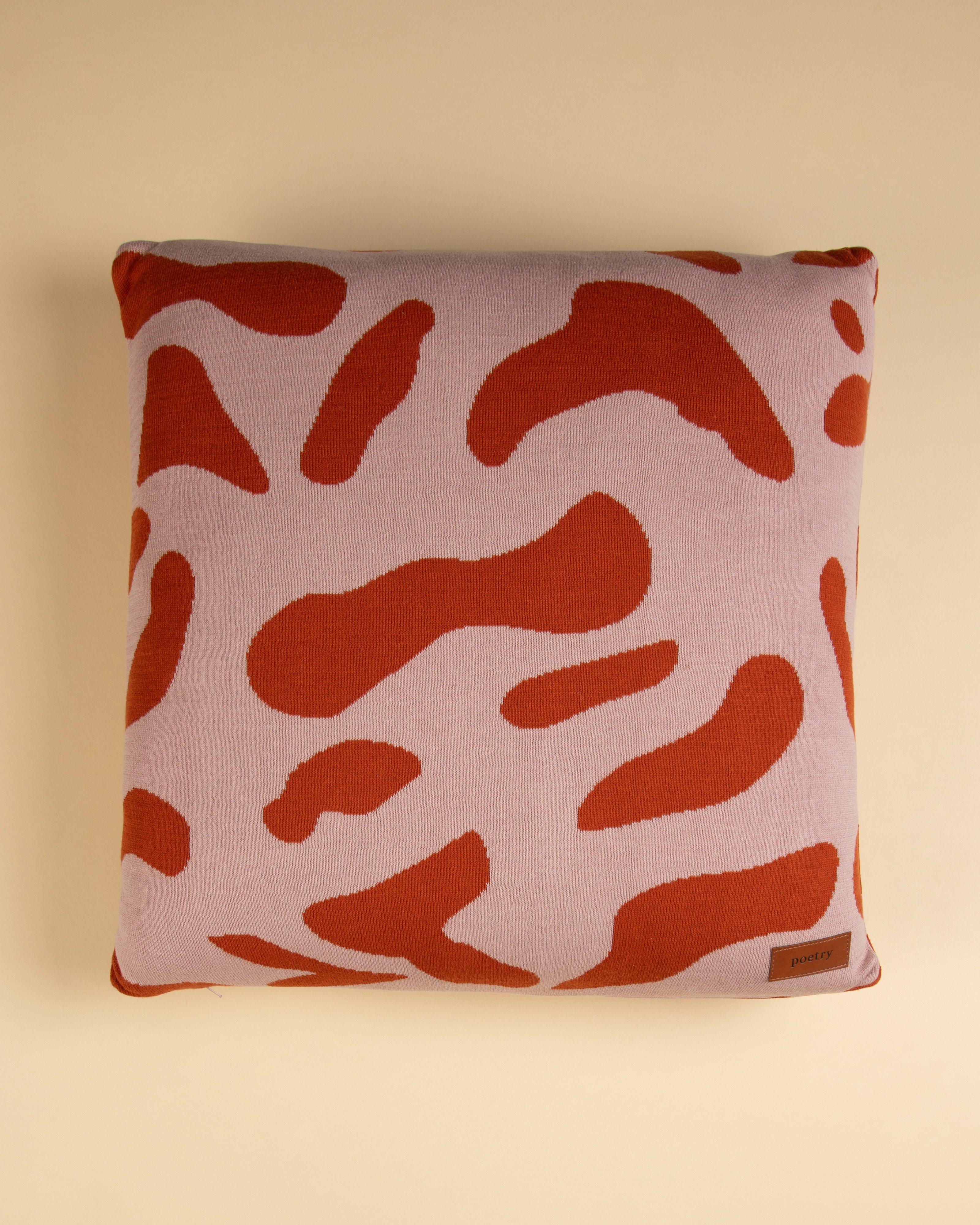 Lena Abstract Cushion -  Pink