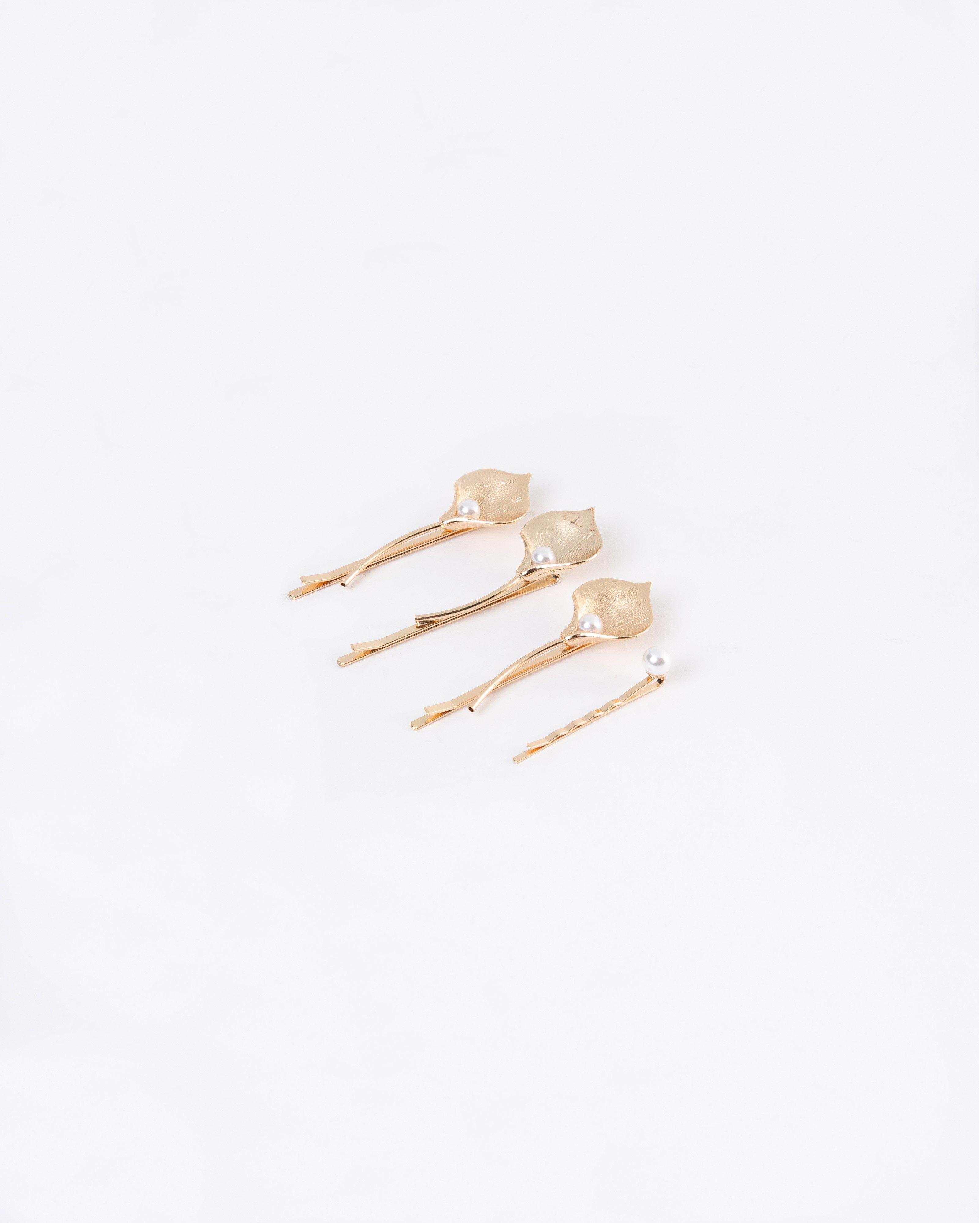 Logan Leaf Slide Clip Pack -  Gold