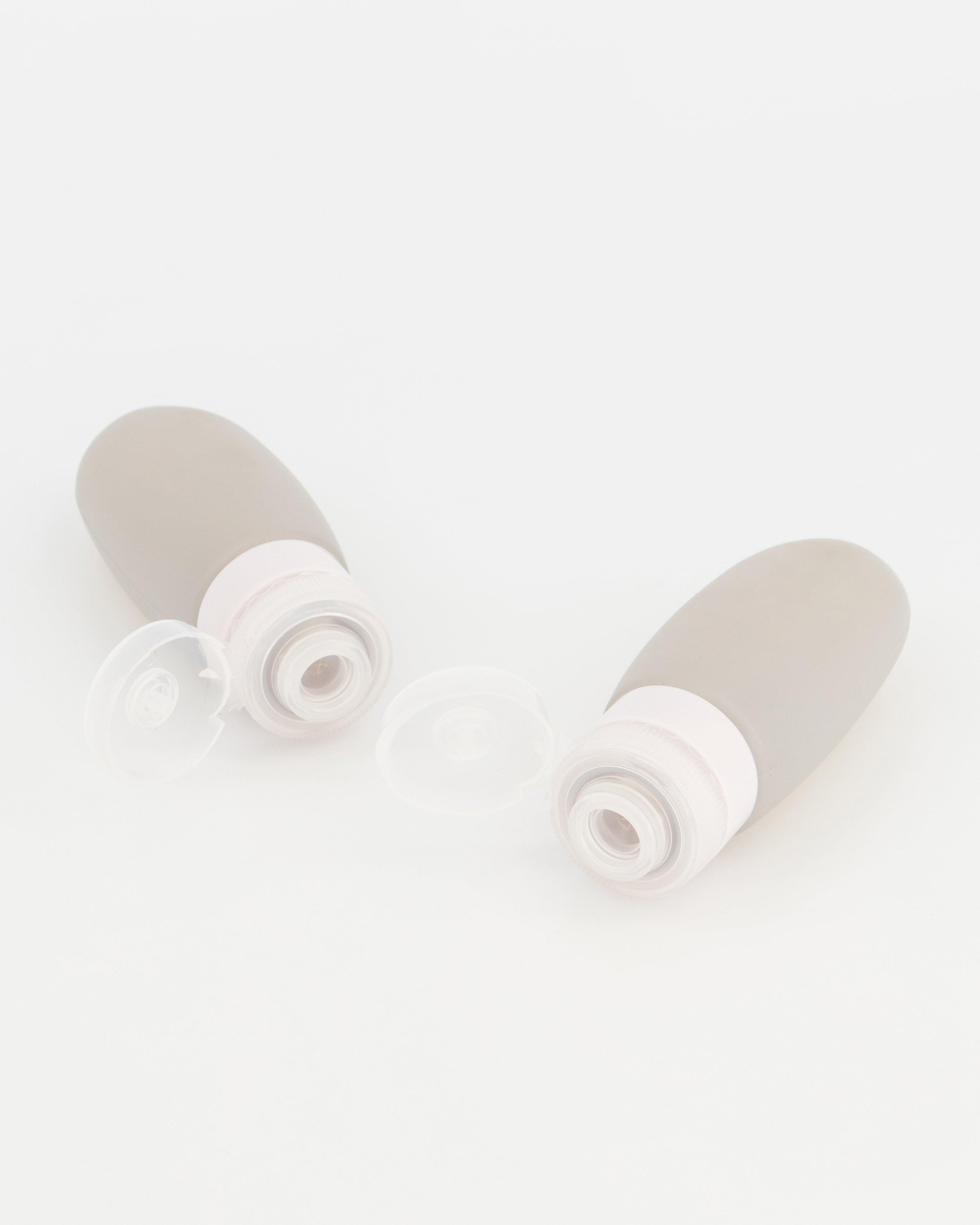 Cape Union 89ml Silicone Travel Tubes – 2 Pack -  Grey