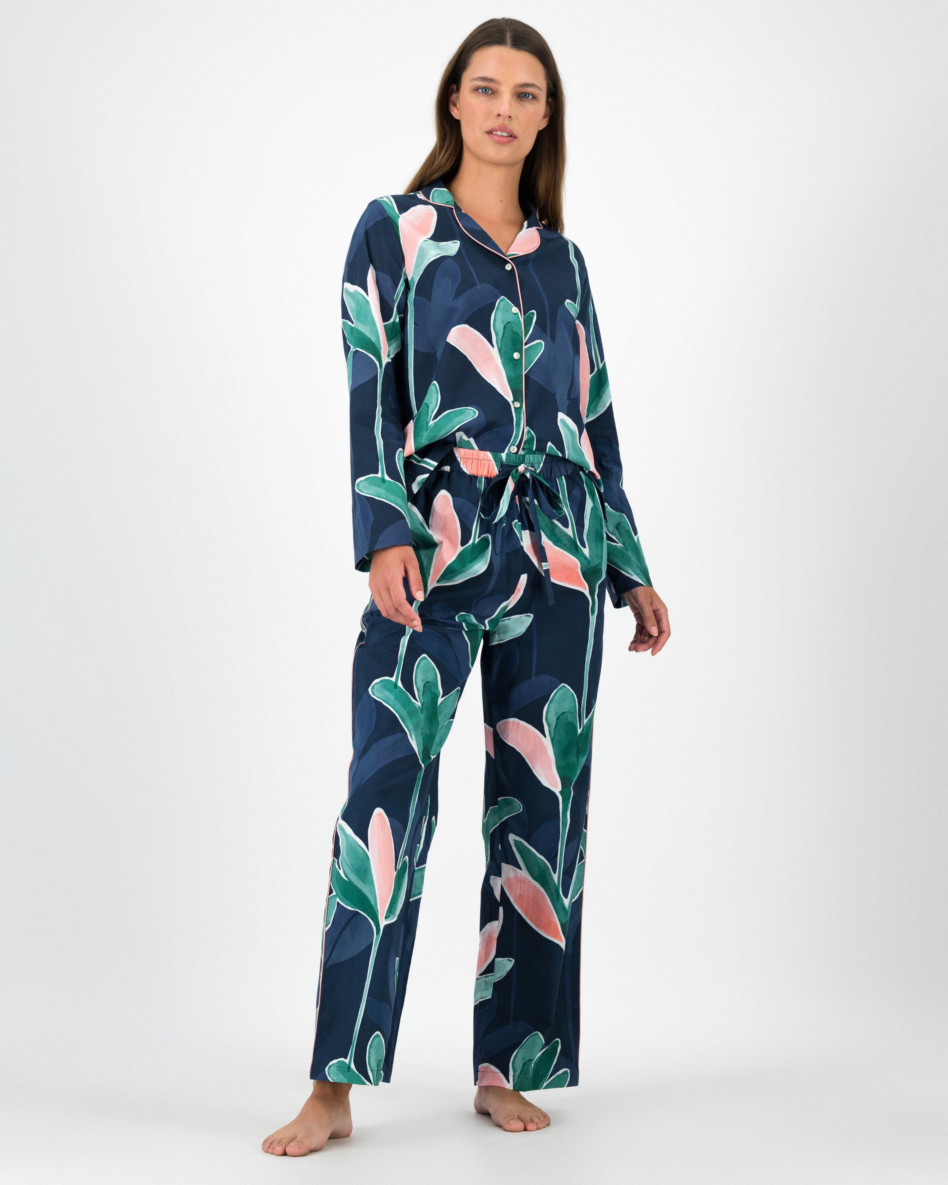 Lili Big Flower Sleep Set -  Blue