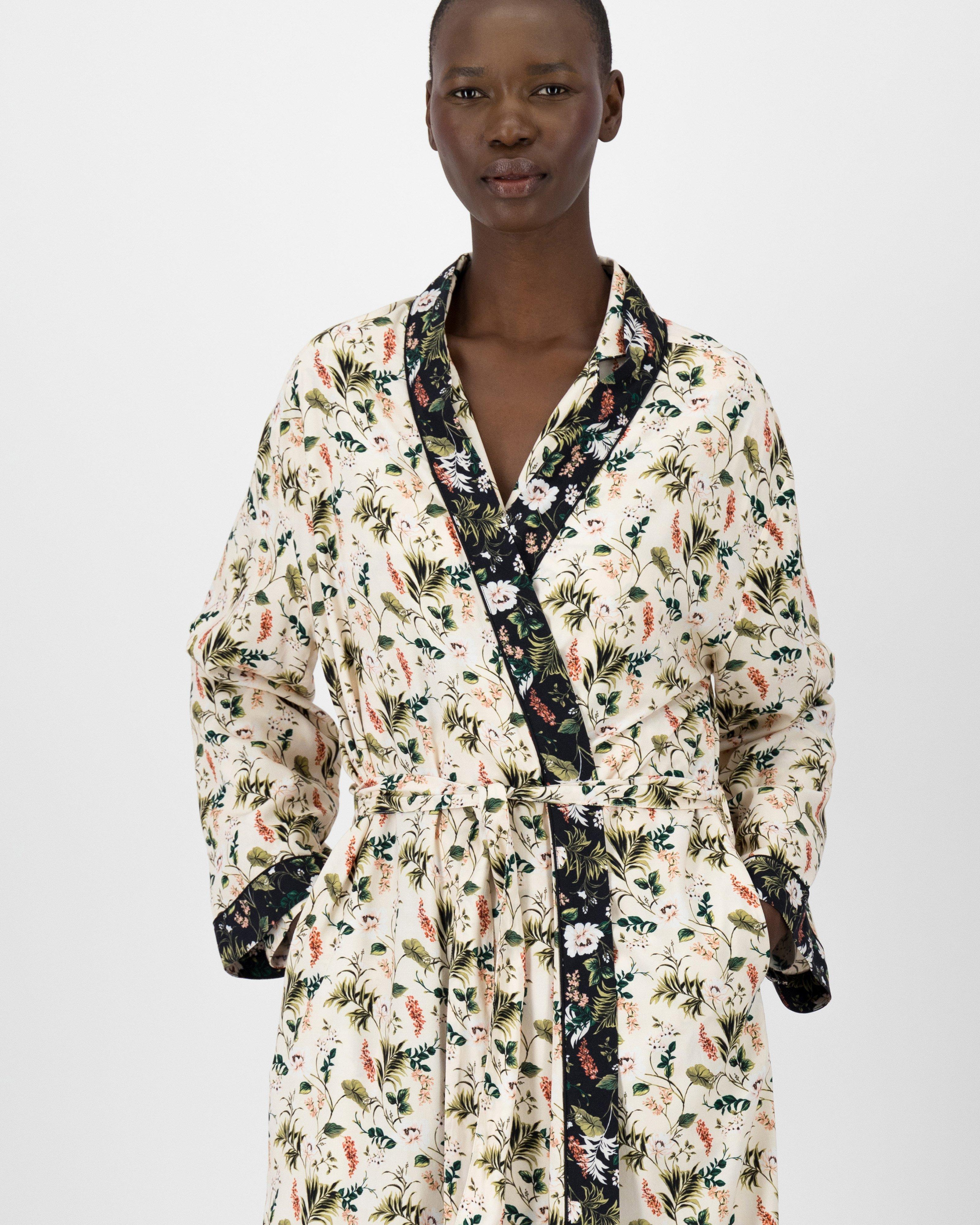 Pascalle Mixed Print Robe -  Assorted