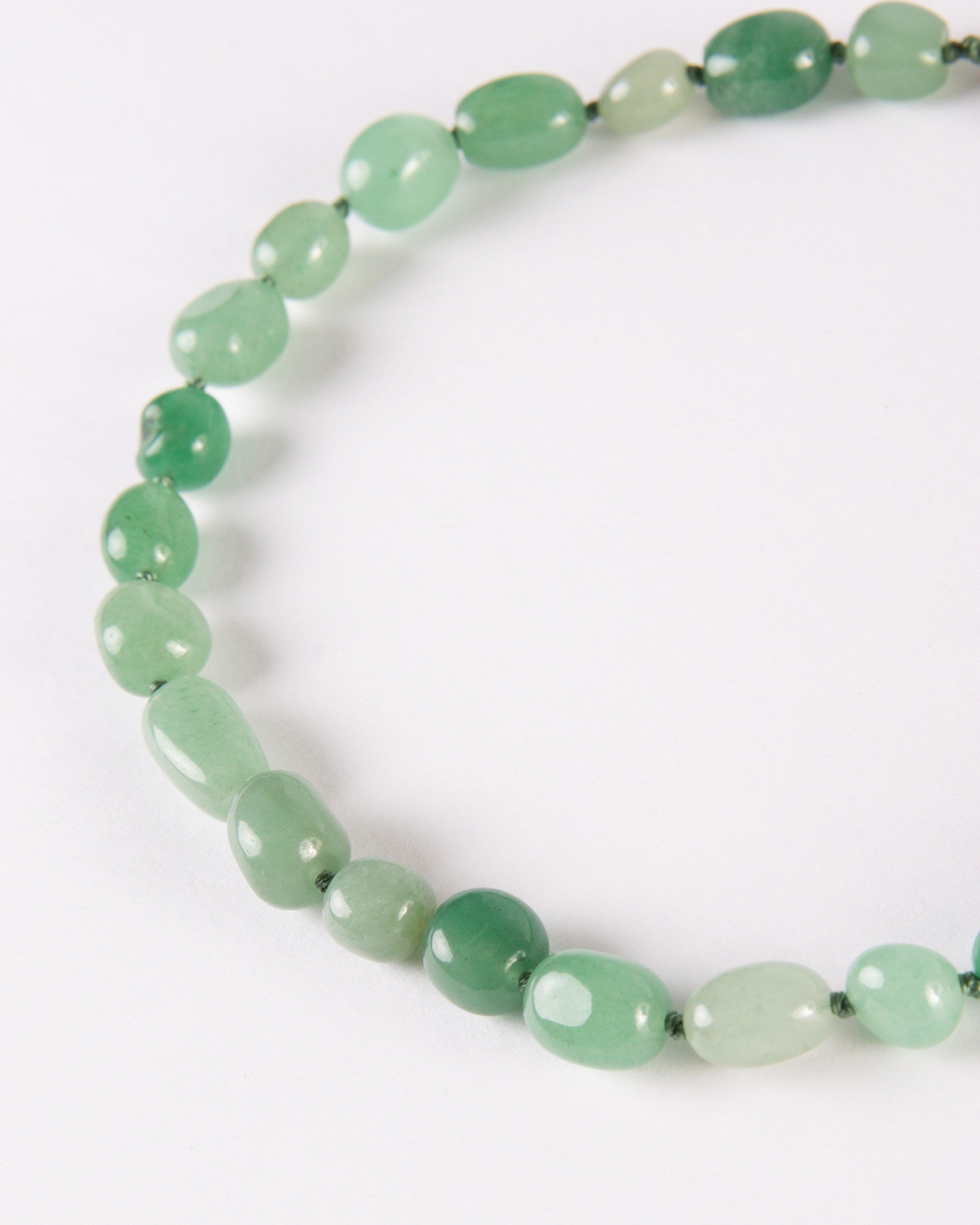 Chunky Stone Necklace -  Green