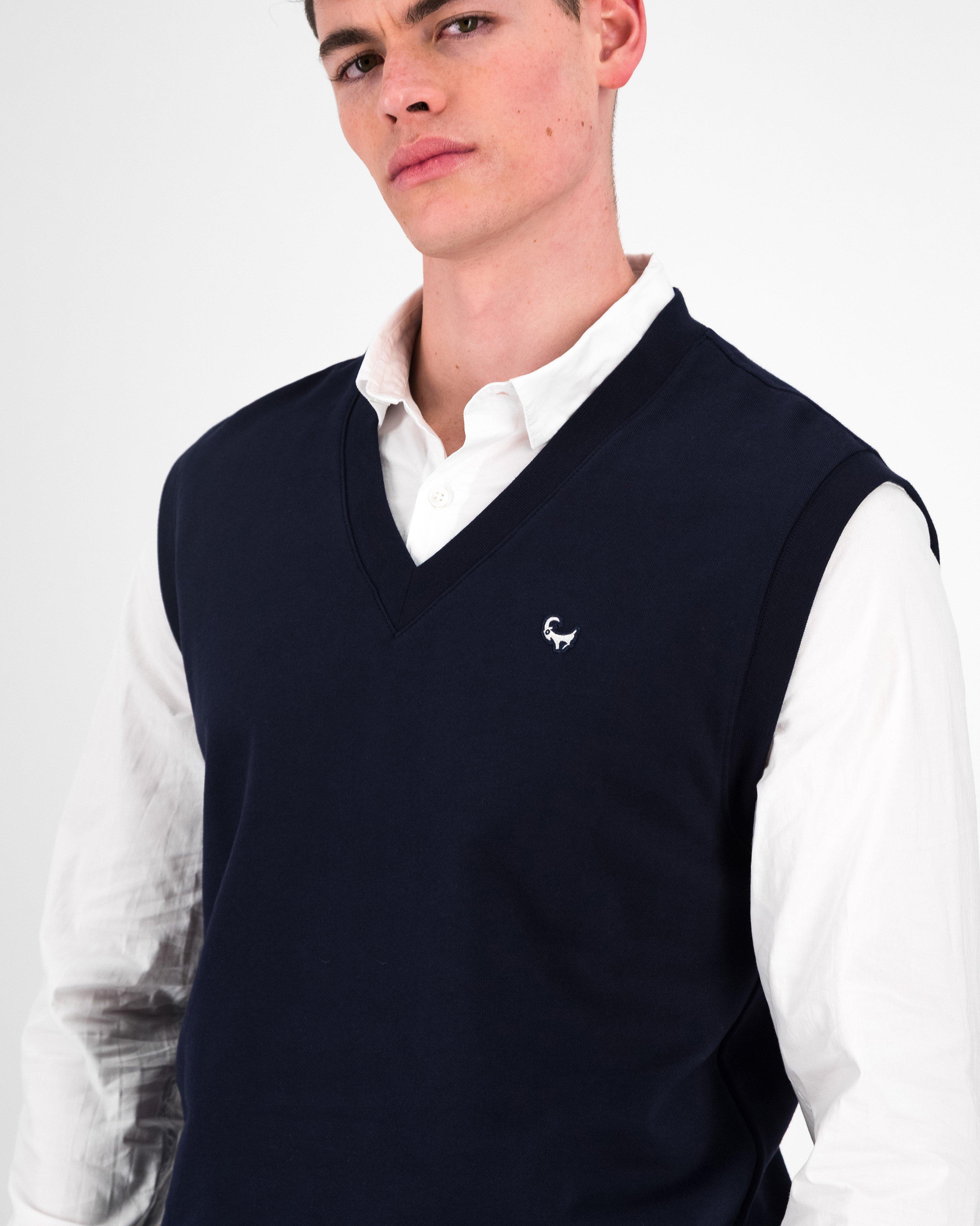 Men’s Harry Gilet Sweat  -  Navy