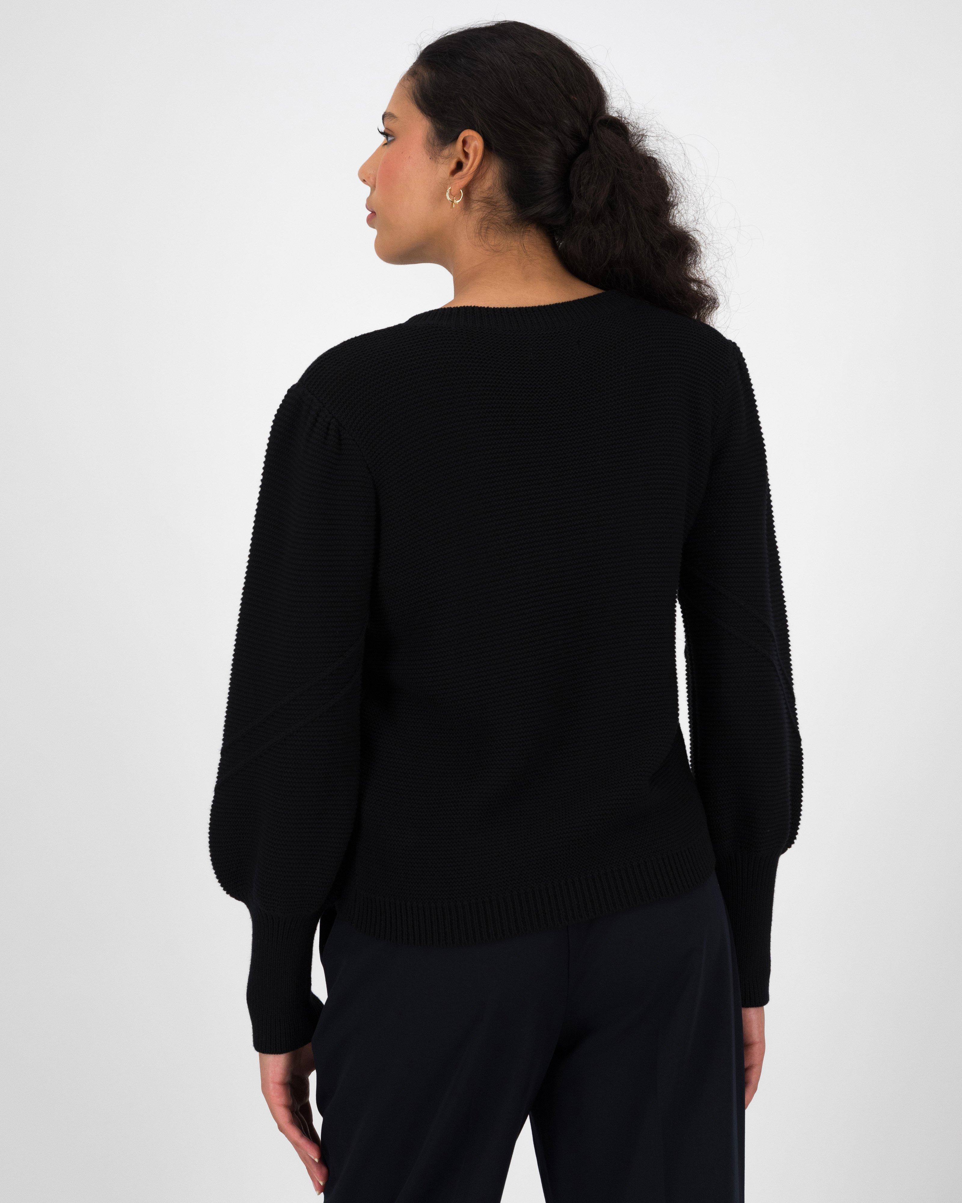 Women’s Kaia Embroidered Jumper -  Black