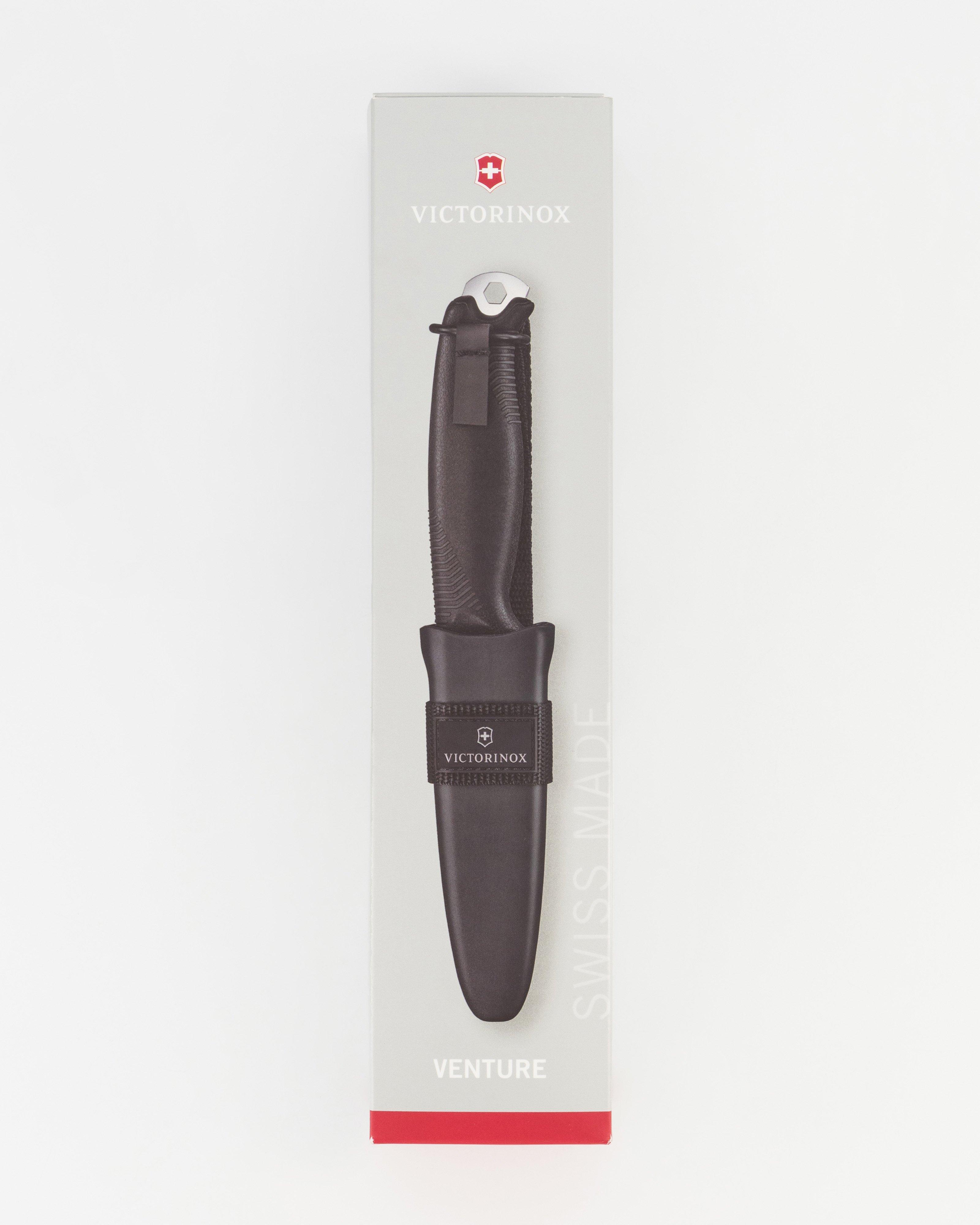 Victorinox Venture Fixed Blade Knife -  Black