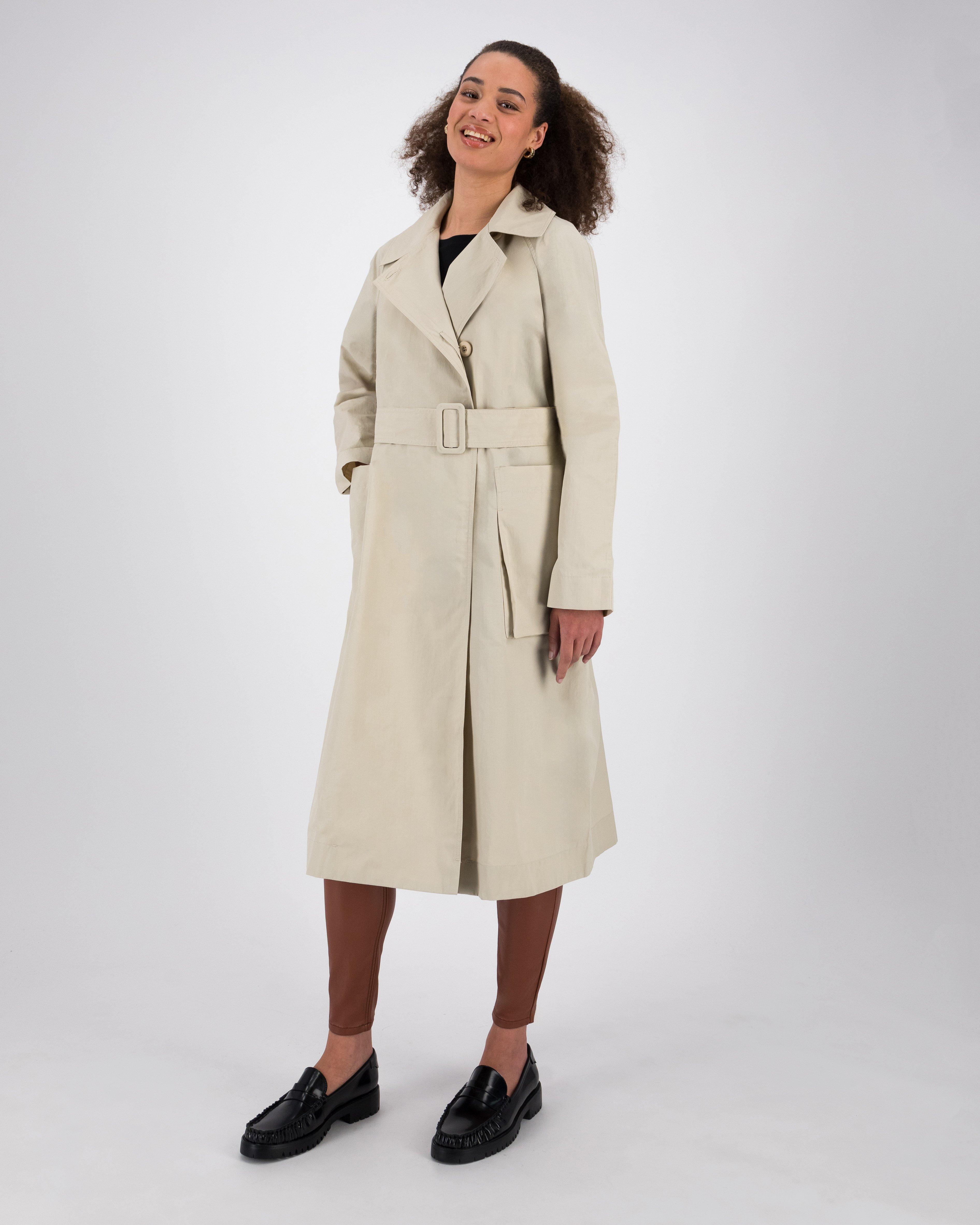 Tony Trench Coat -  Stone