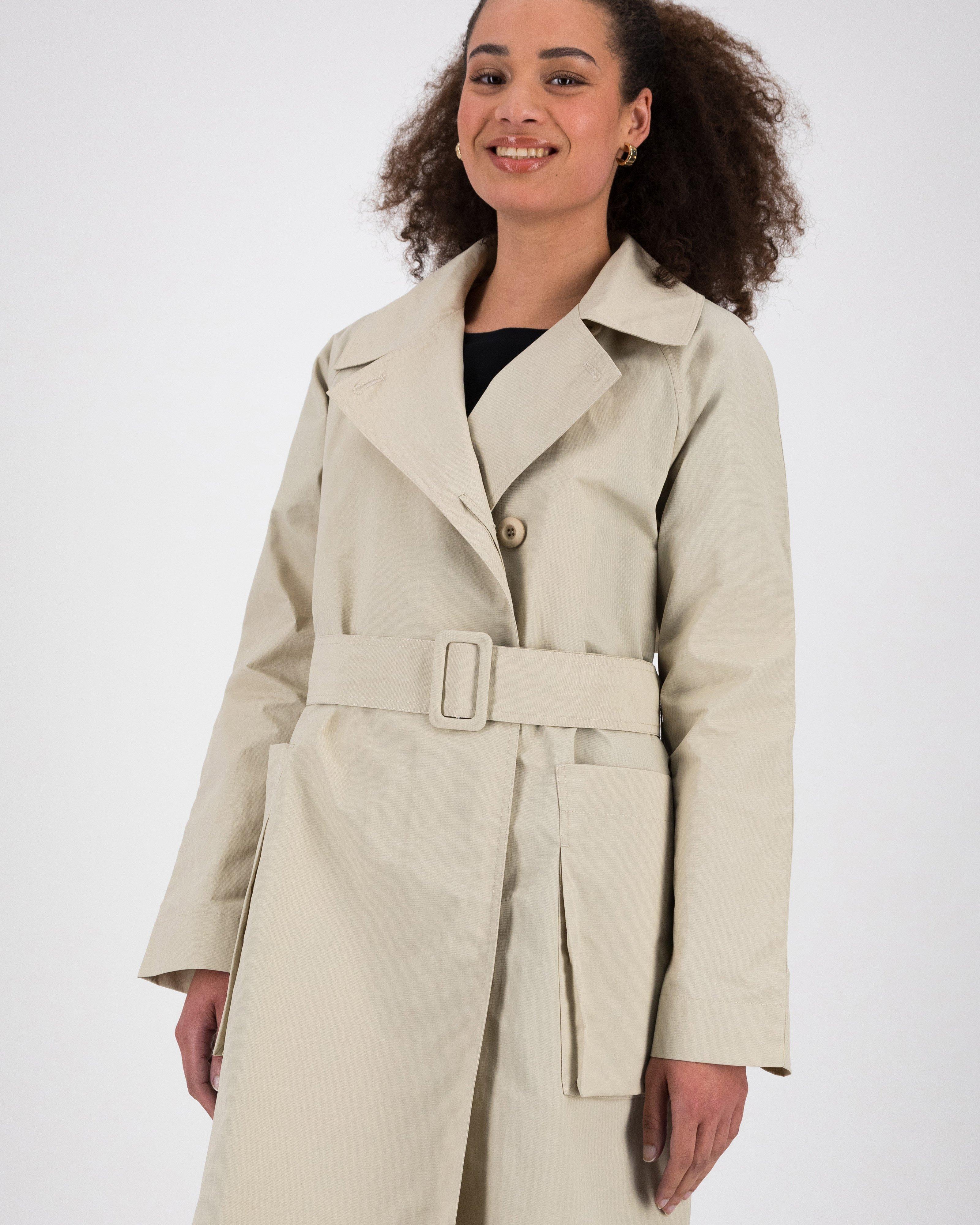 Tony Trench Coat -  Stone