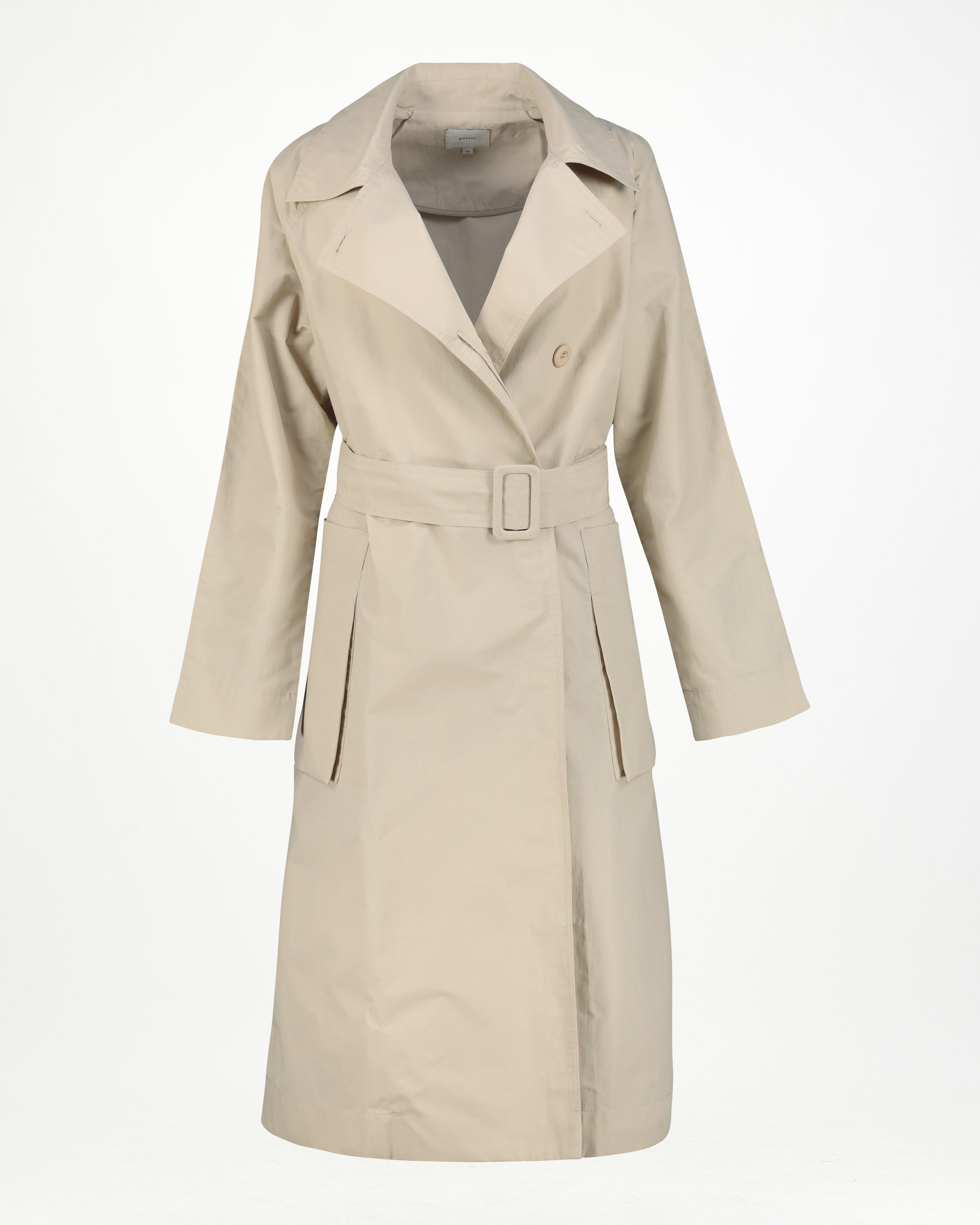 Tony Trench Coat -  Stone