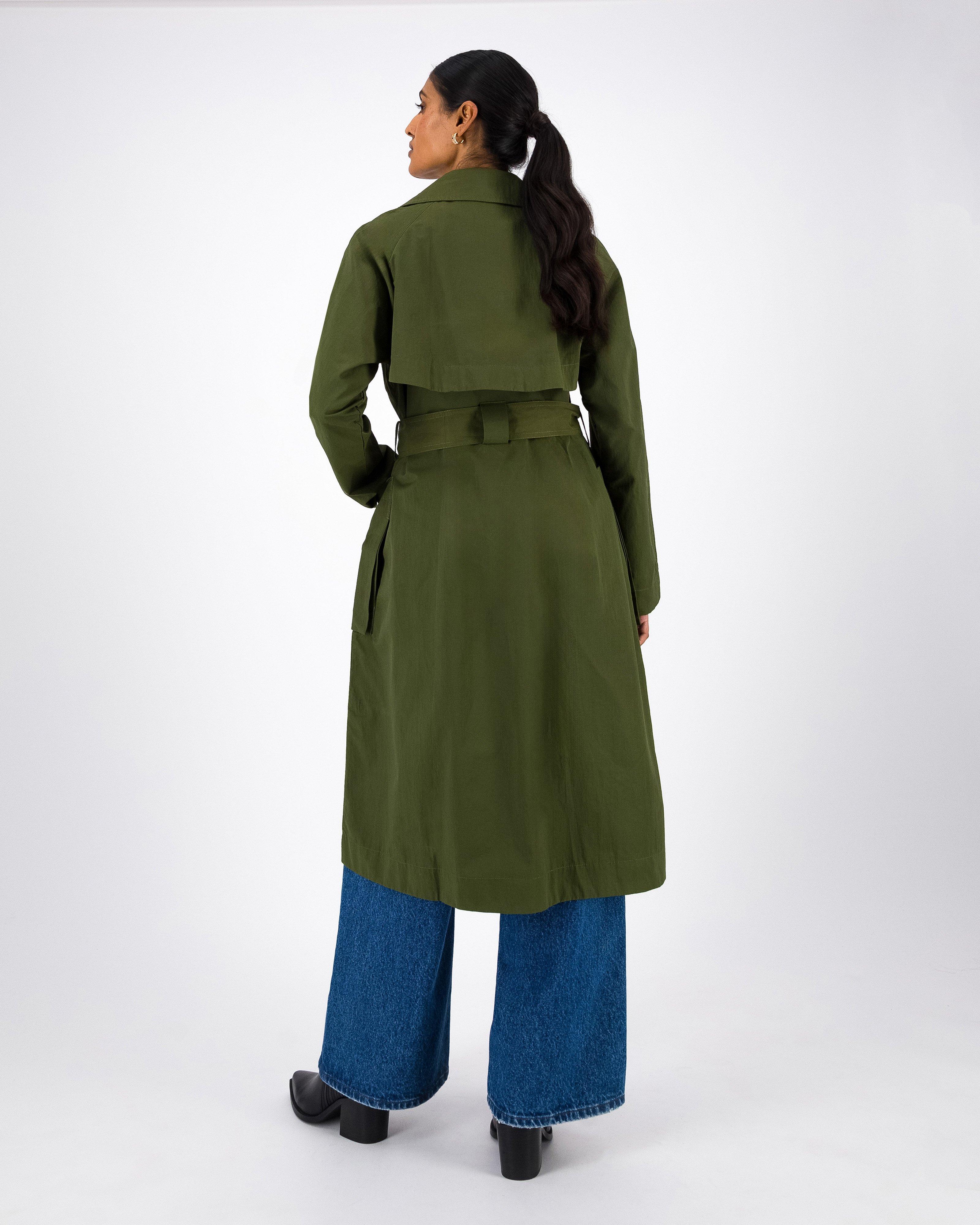 Tony Trench Coat -  Green