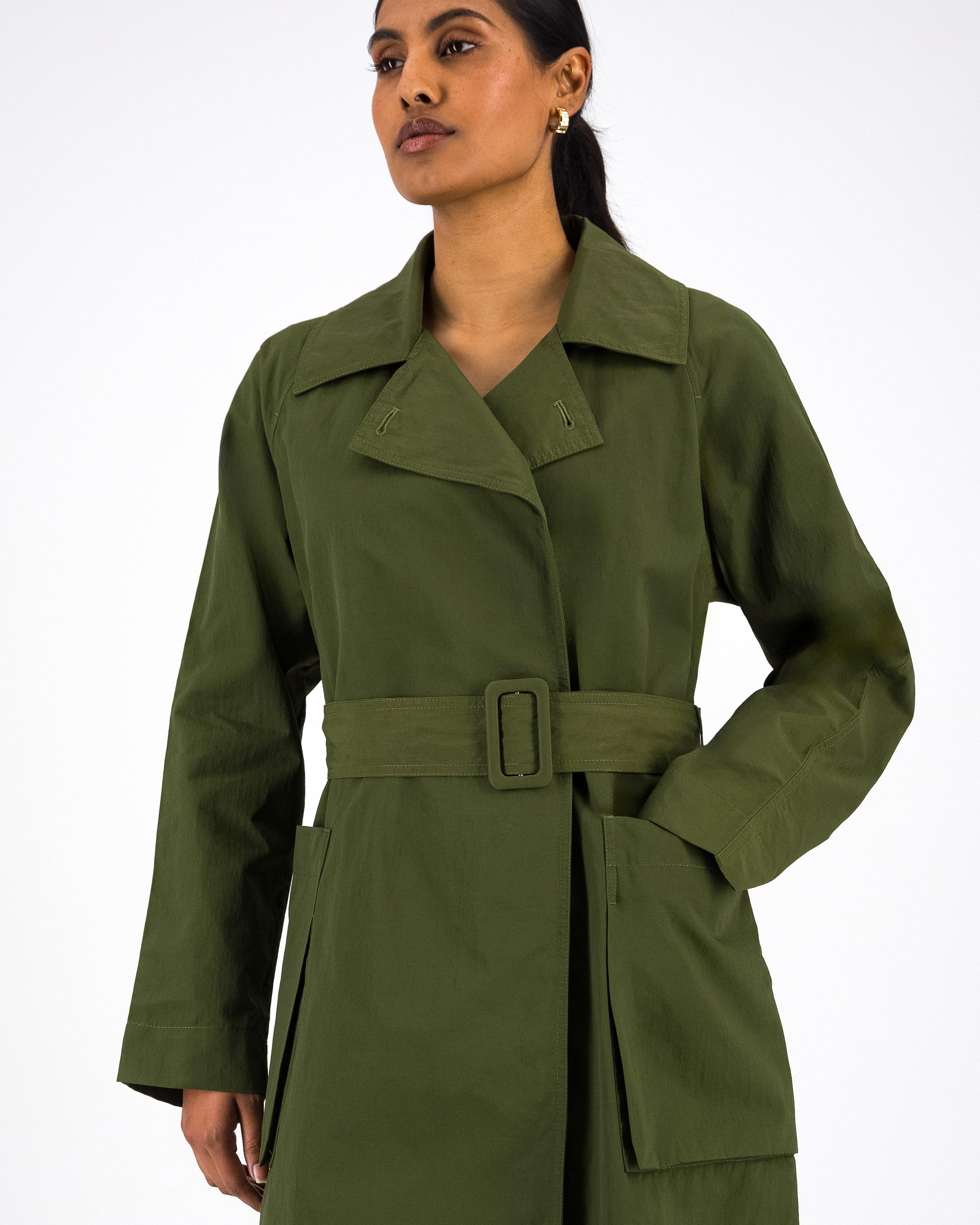 Tony Trench Coat -  Green