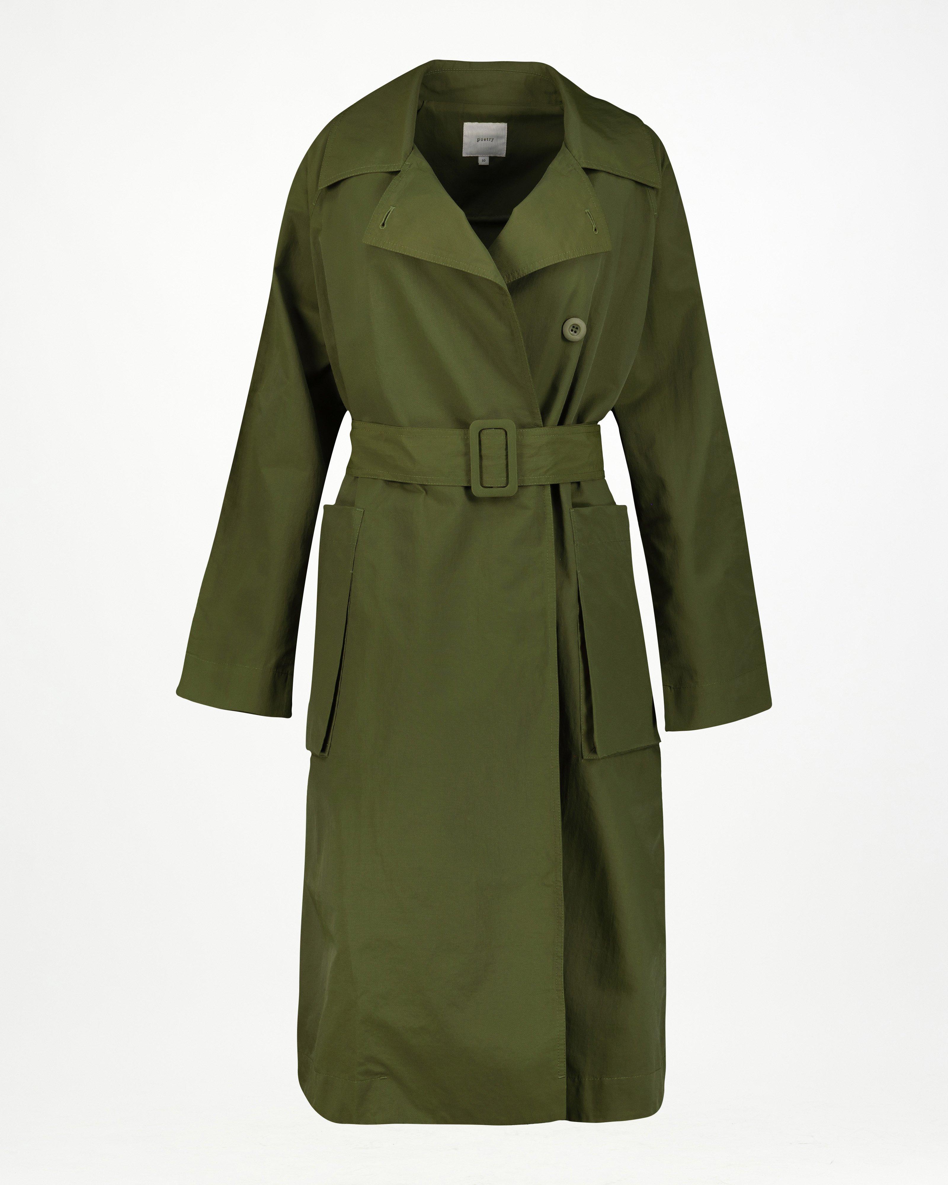 Tony Trench Coat -  Green