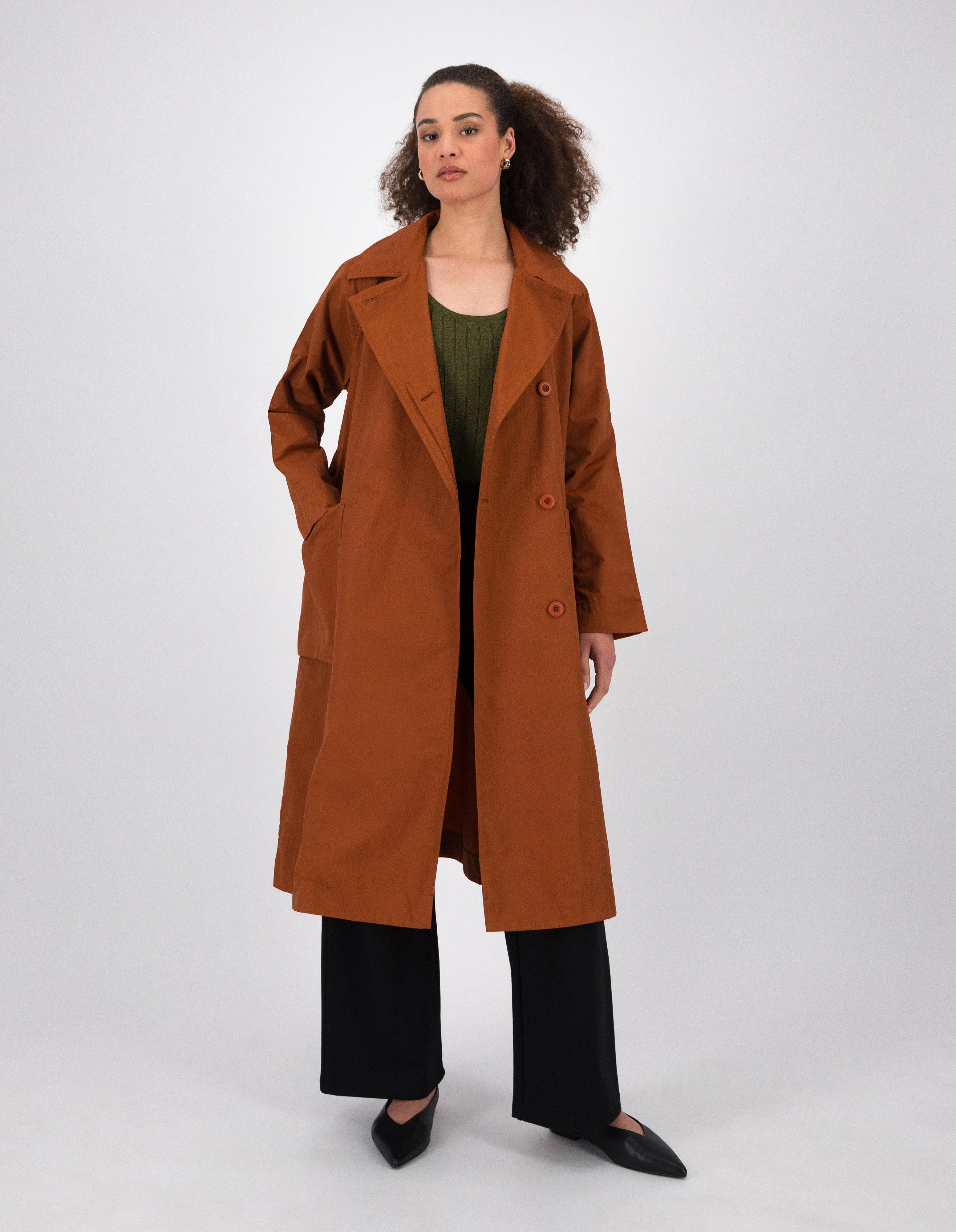Tony Trench Coat -  Orange