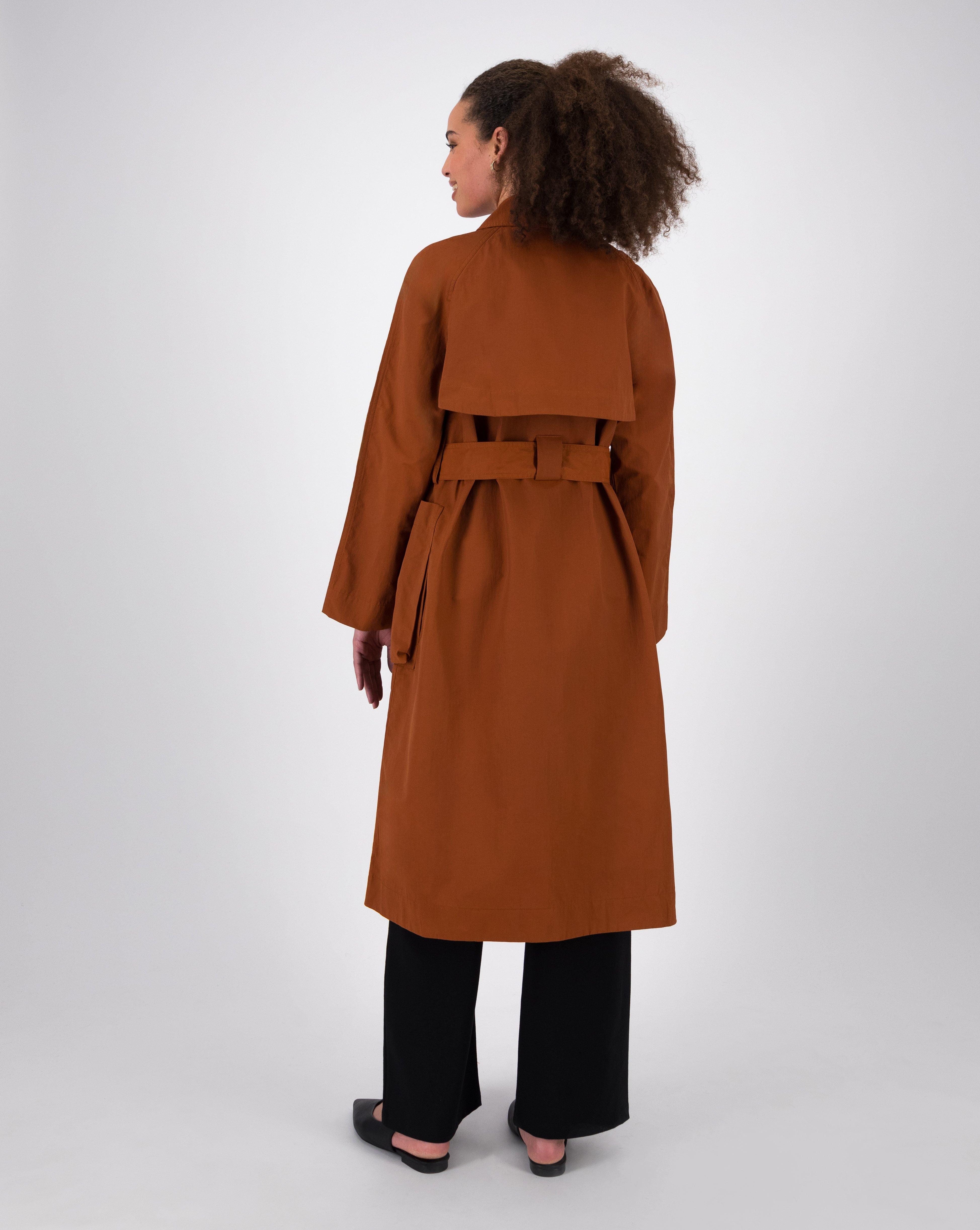 Tony Trench Coat -  Orange