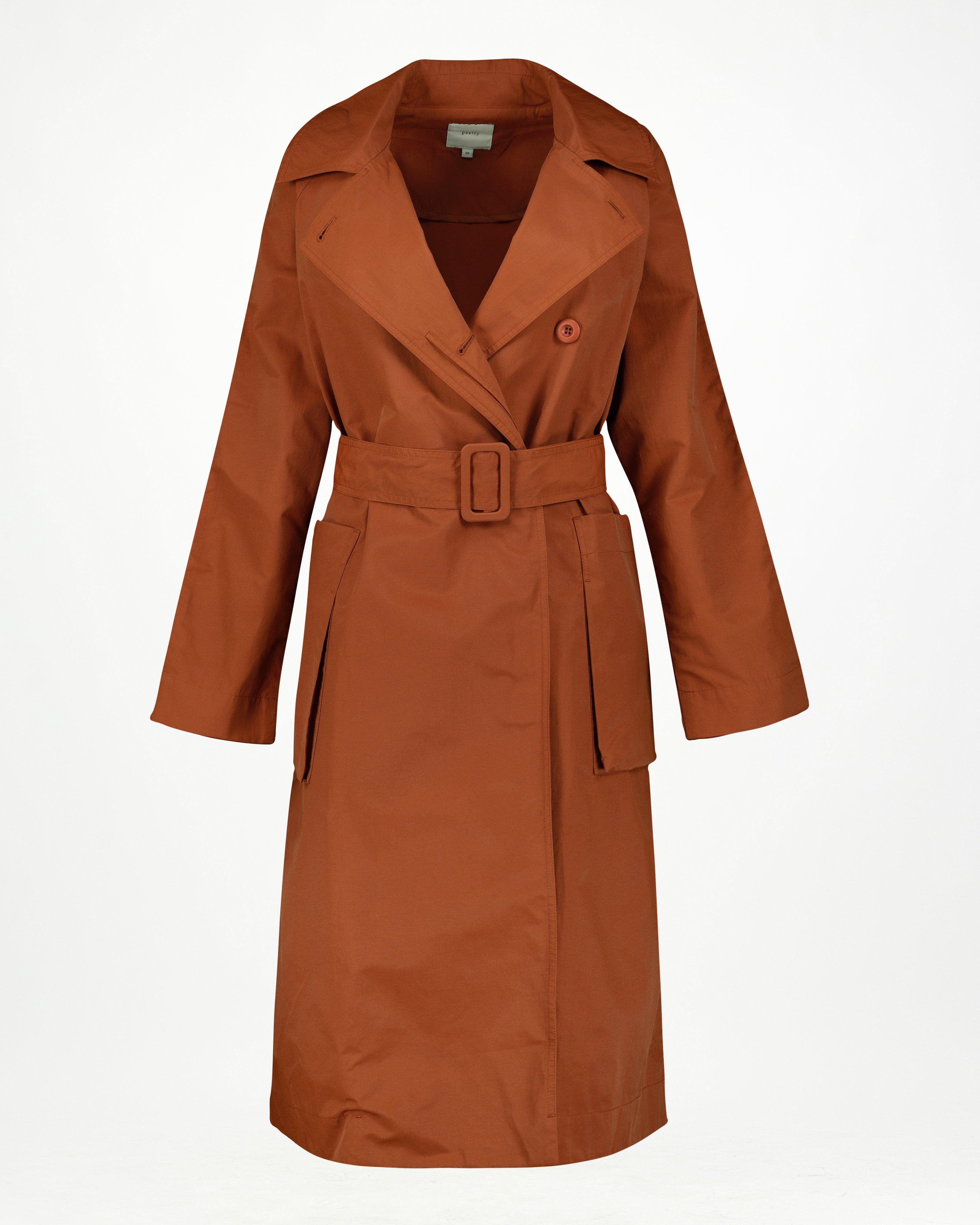 Tony Trench Coat -  Orange