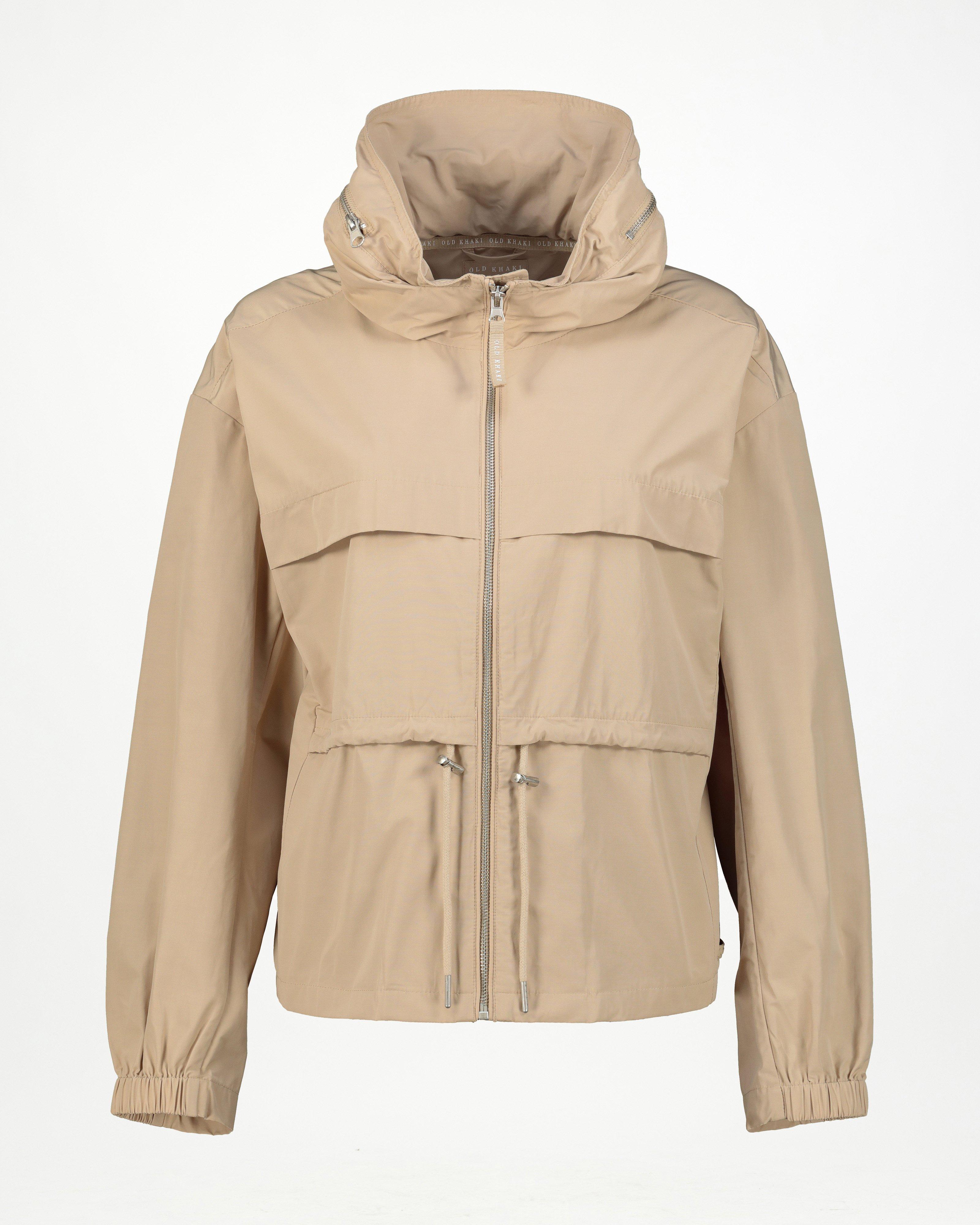 Women’s Ania Hooded Windbreaker  -  Stone