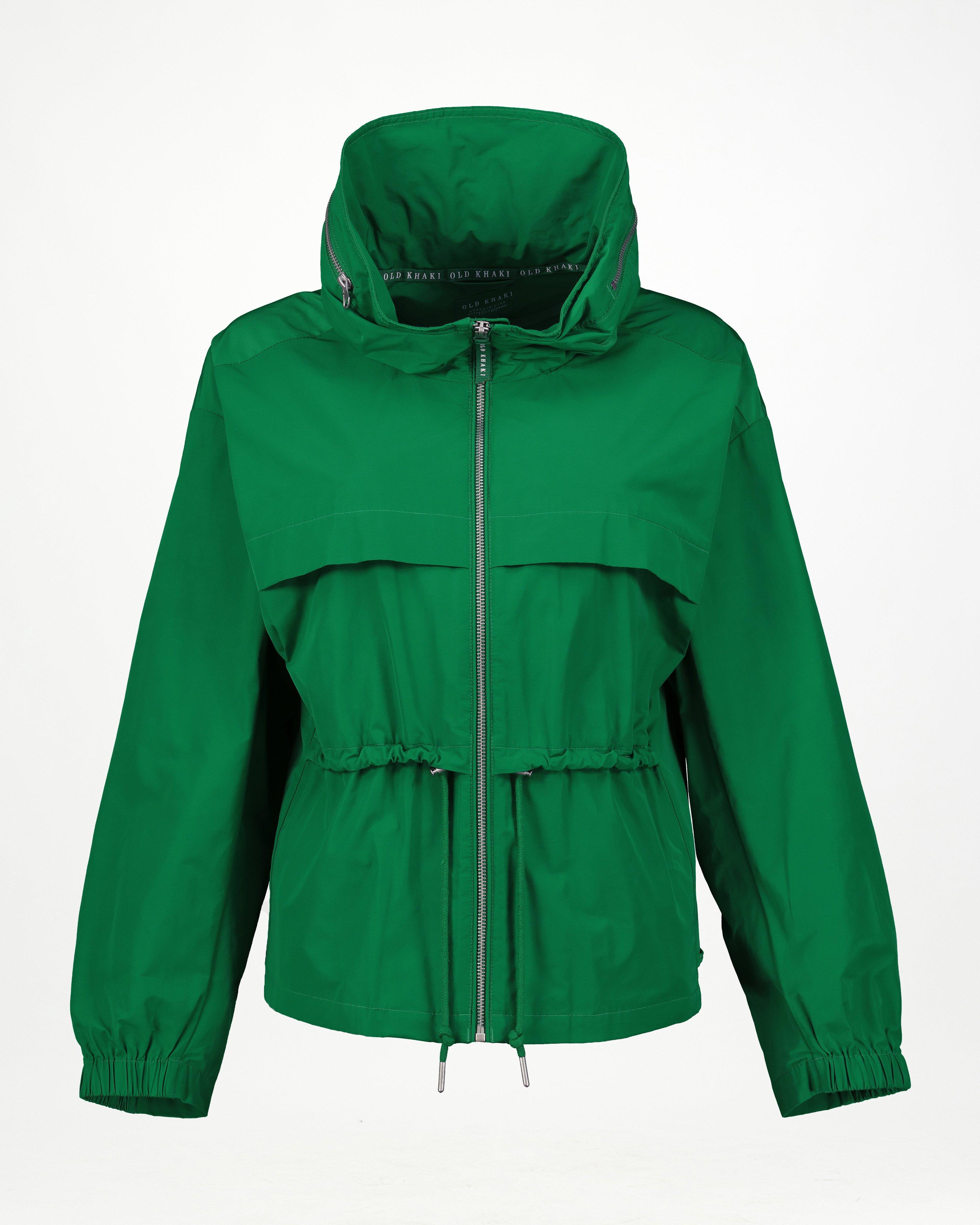 Women’s Ania Hooded Windbreaker  -  Green