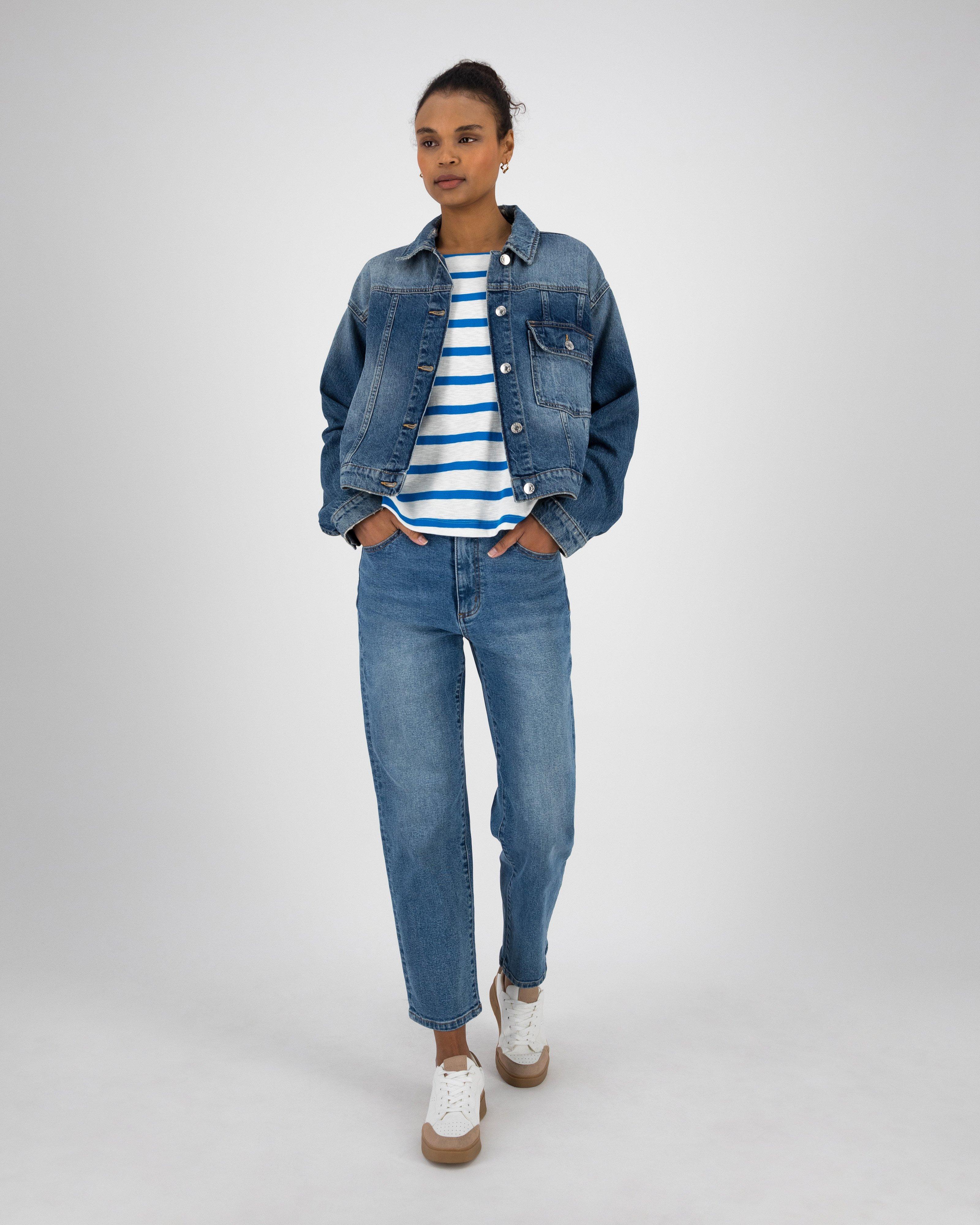 Women’s Denim Trucker Jacket  -  Indigo