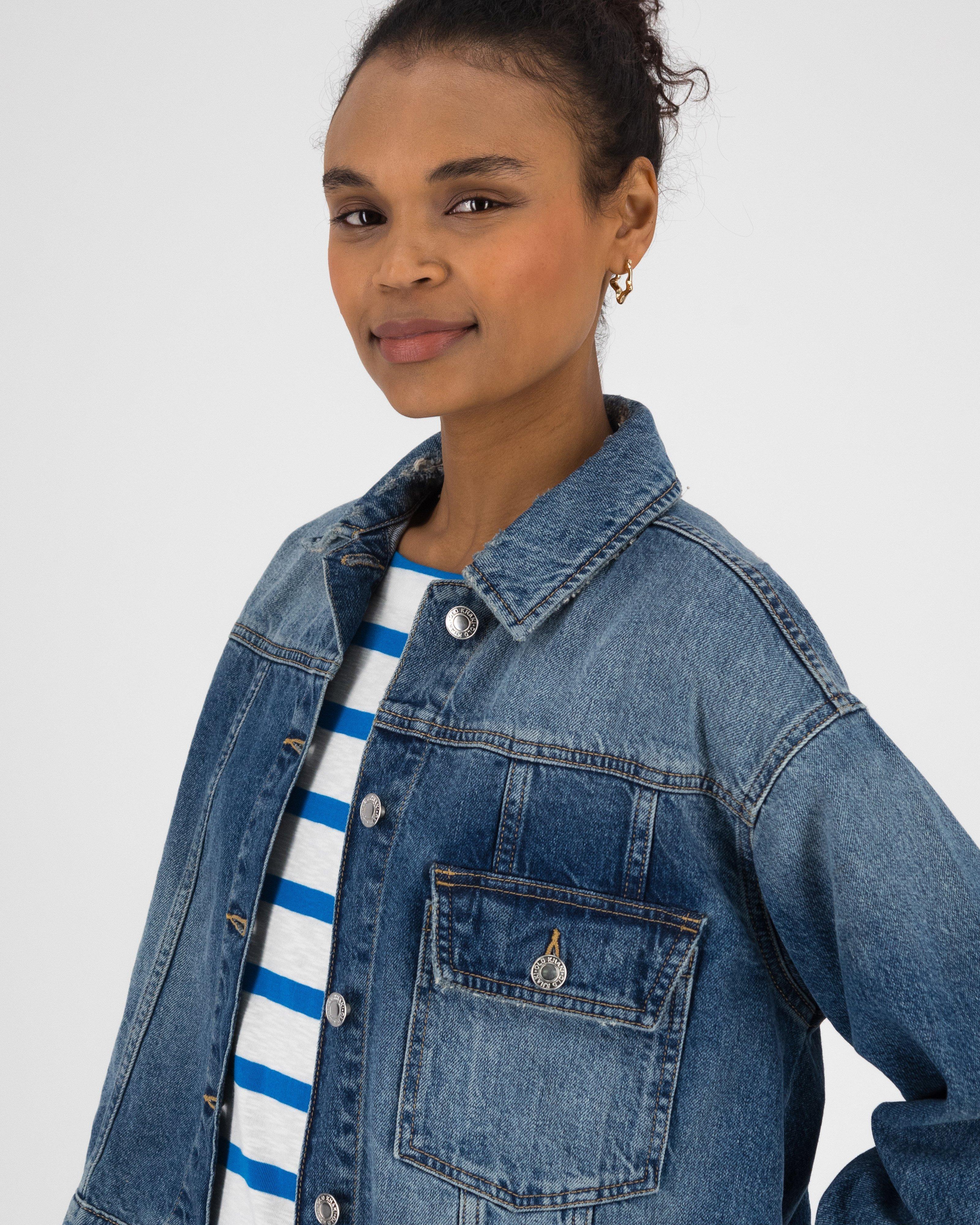 Women’s Denim Trucker Jacket  -  Indigo