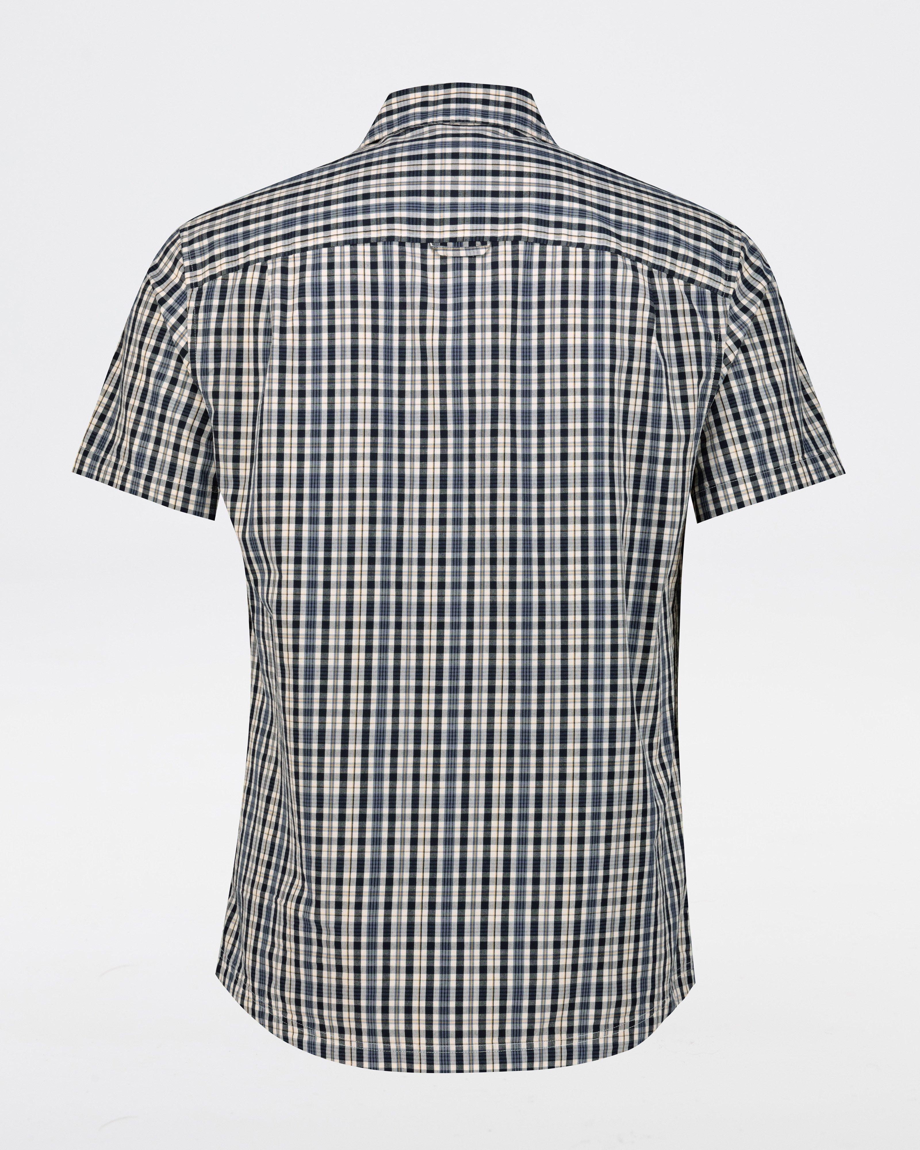 K-Way Elements Men’s Check Work Shirt -  Blue