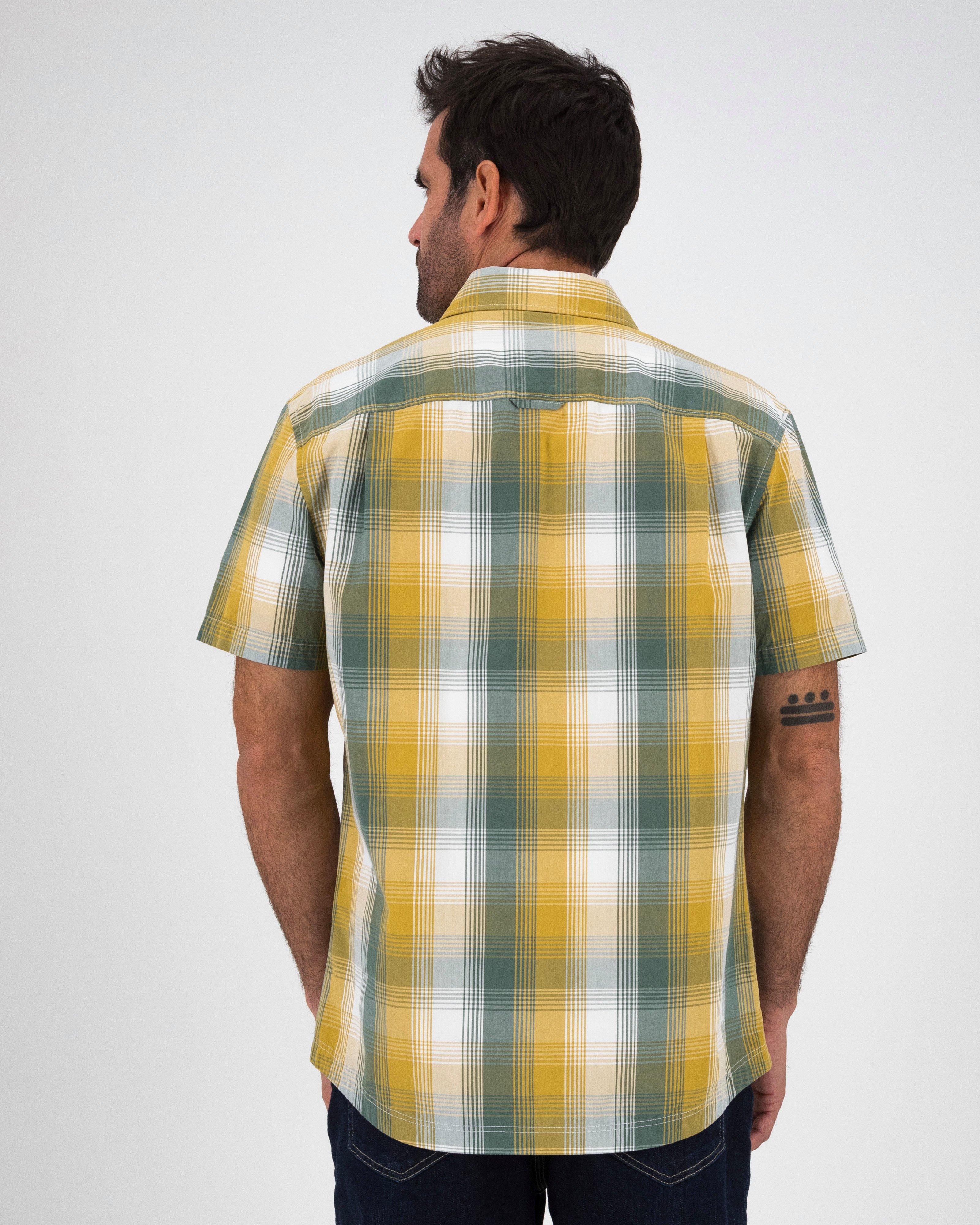 K-Way Elements Men’s Check Work Shirt -  Sage