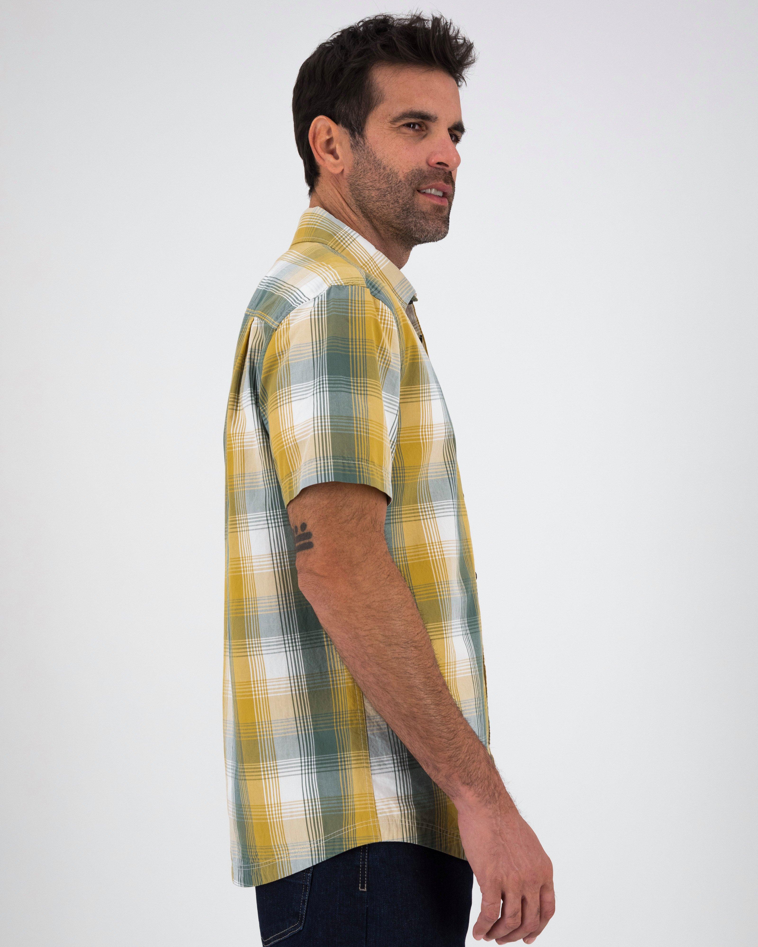 K-Way Elements Men’s Check Work Shirt -  Sage
