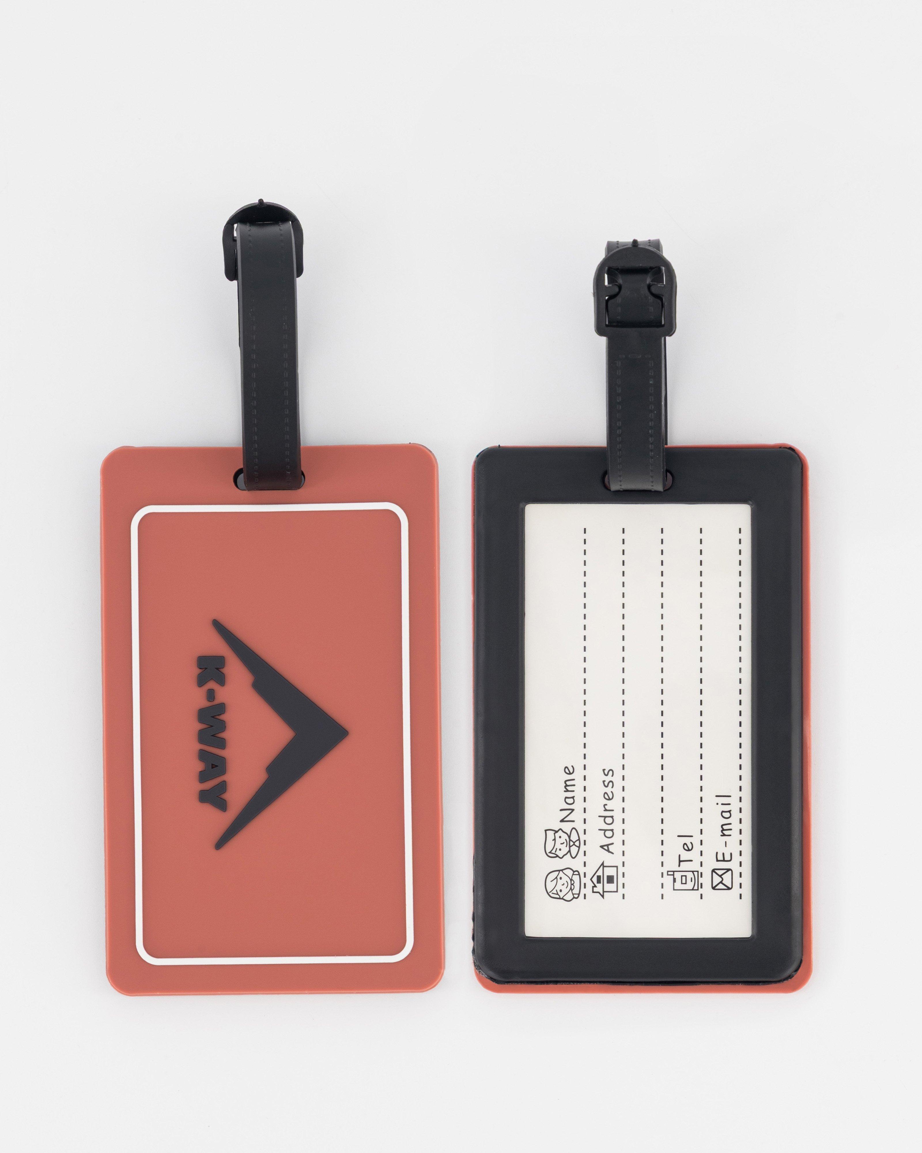 K-Way Luggage Tags - 2 Set -  Pink