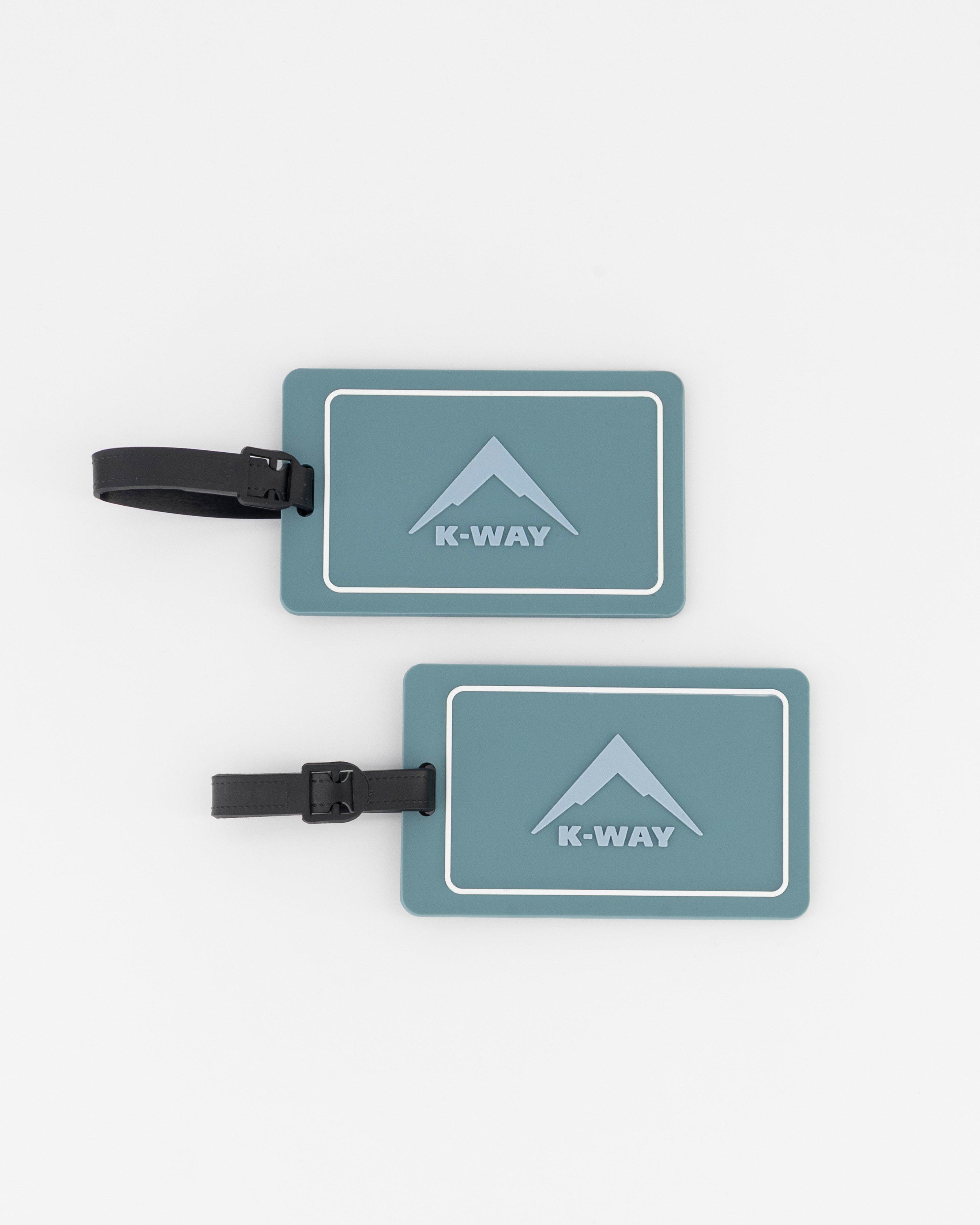 K-Way Luggage Tags - 2 Set -  Blue