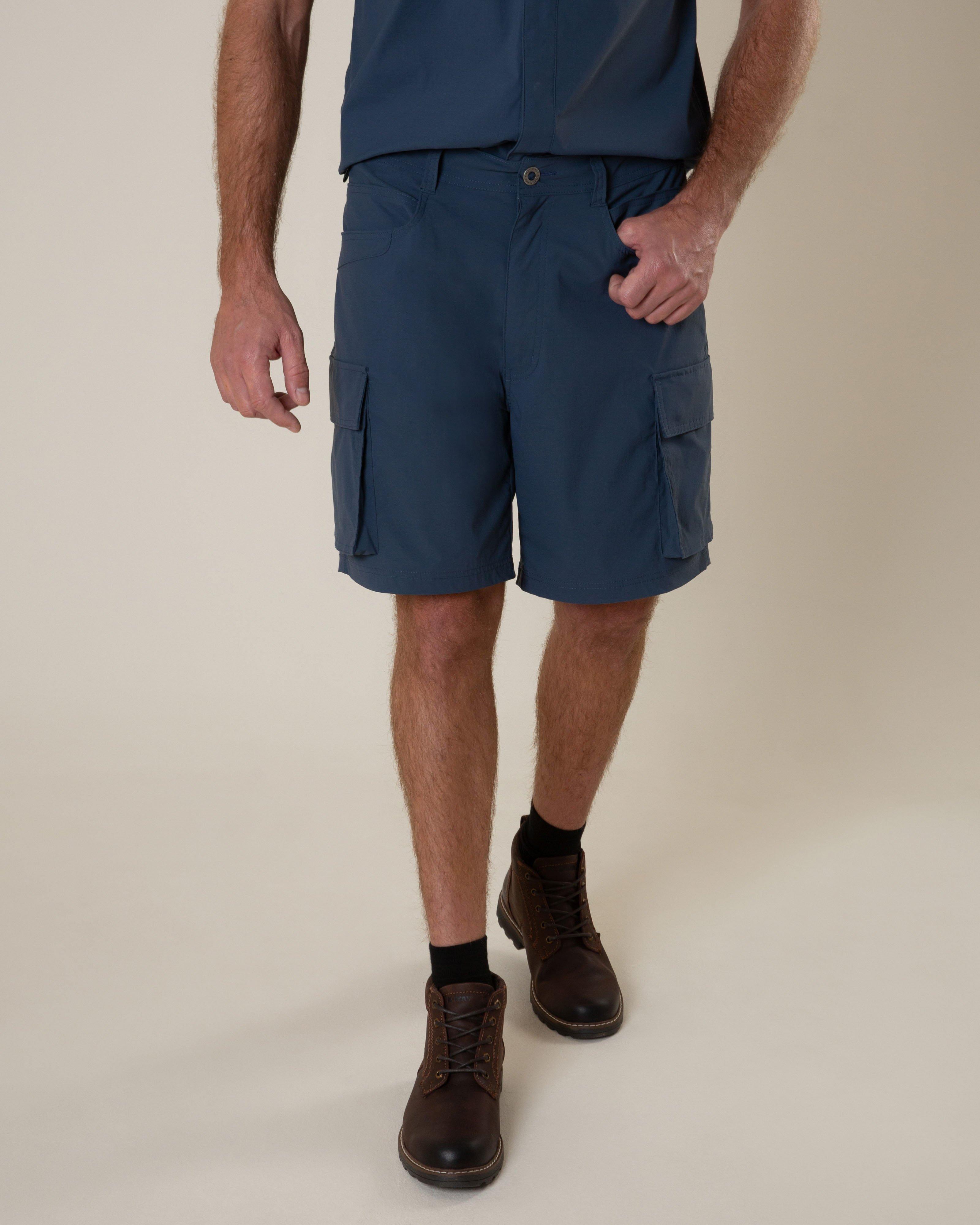 K-Way Elements Men's Trek Shorts  -  Mid Blue