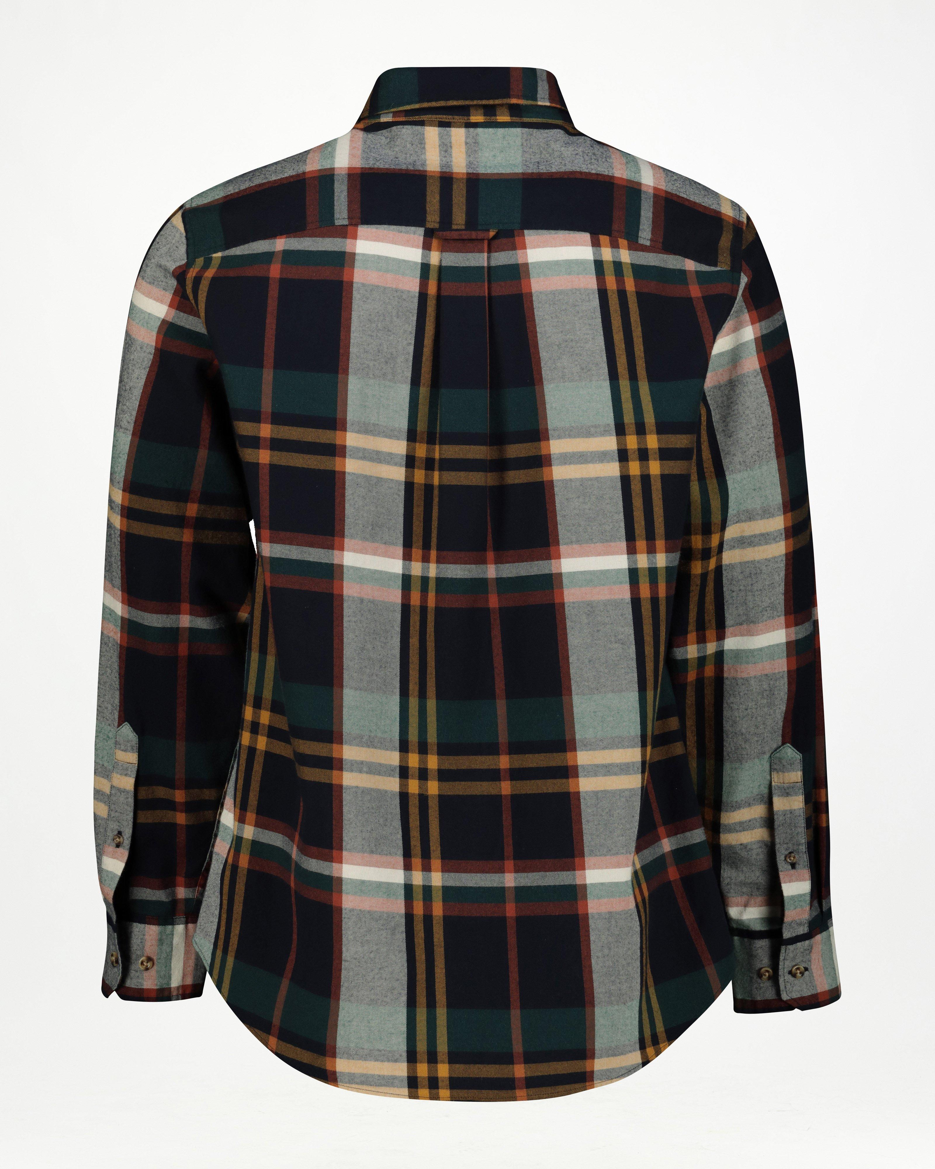 K-Way Elements Men’s Long Sleeve Check Shirt -  Assorted