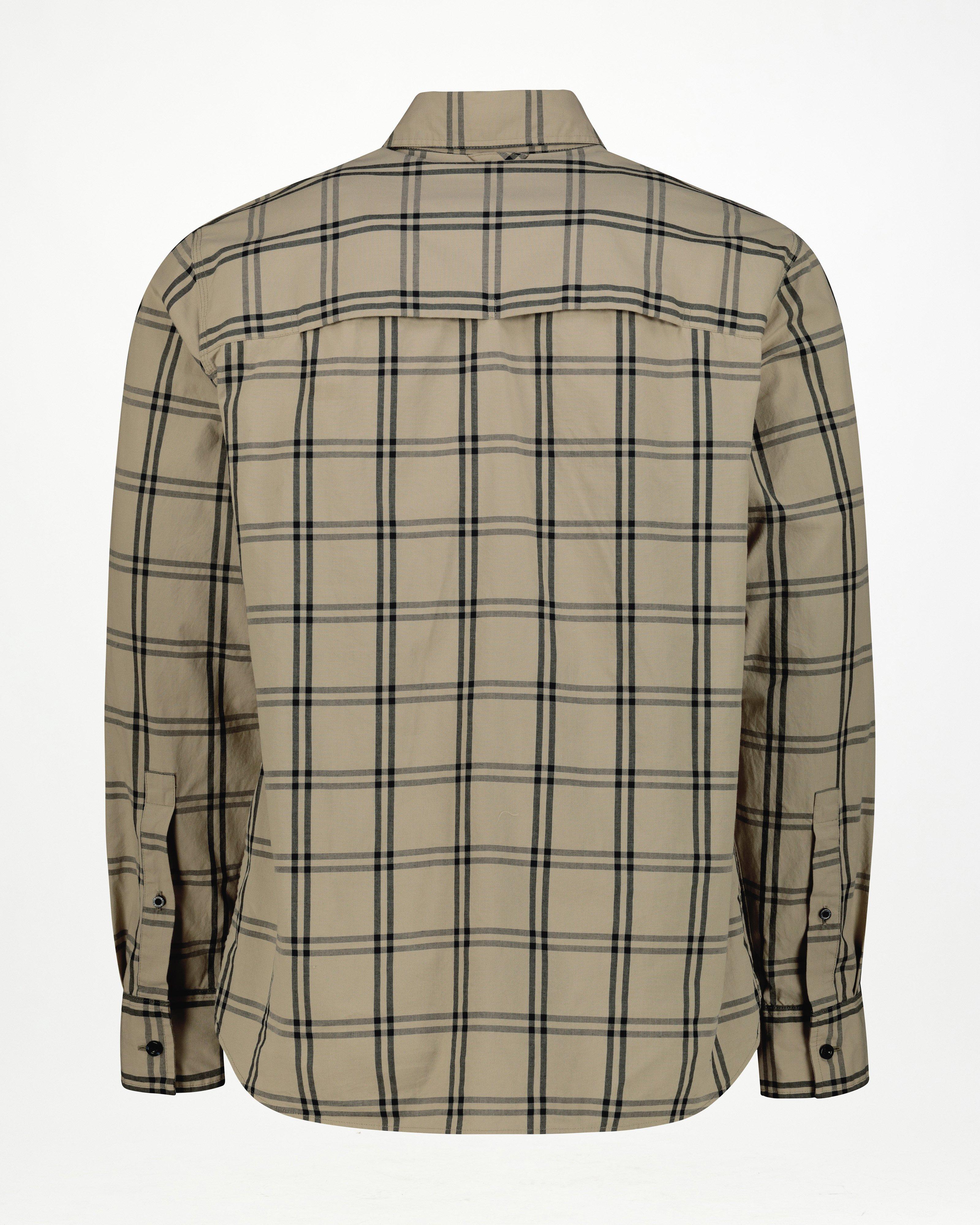 K-Way Elements Men’s ECO Stretch Safari Shirt -  Stone