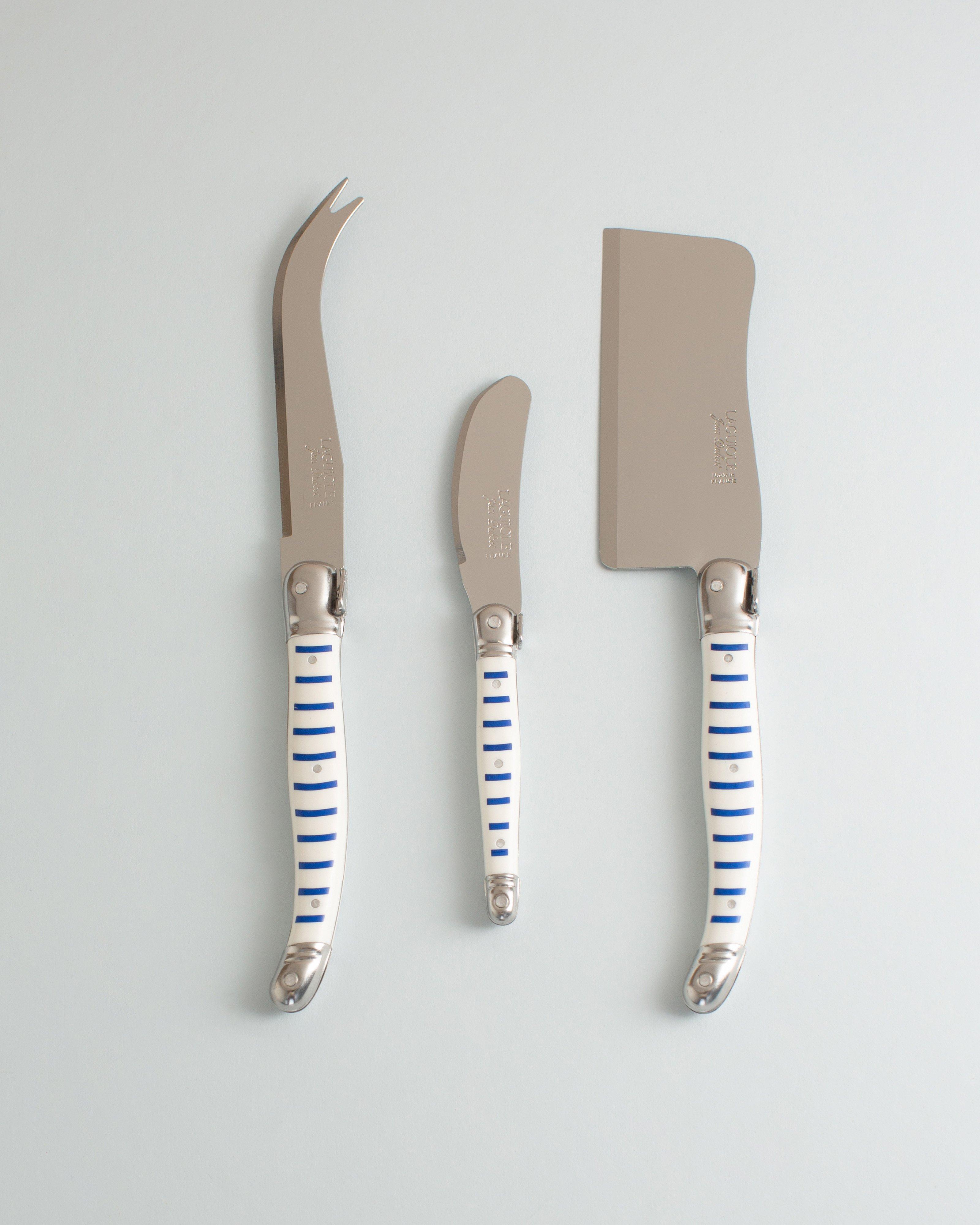Laguiole Mariniere Cheese Knife Set -  Bone