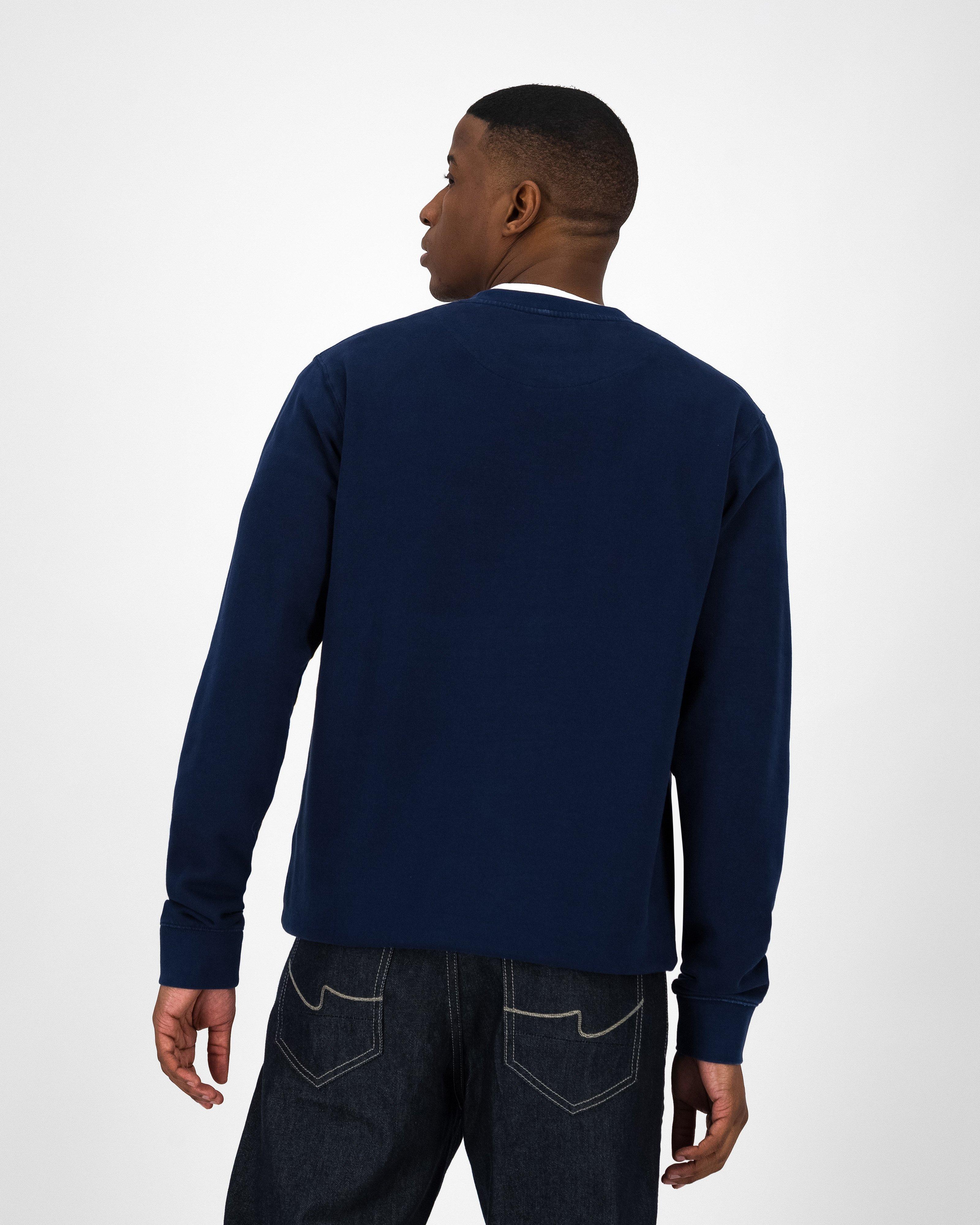 Old Khaki Men’s Bronx Crew Sweat Top  -  Navy