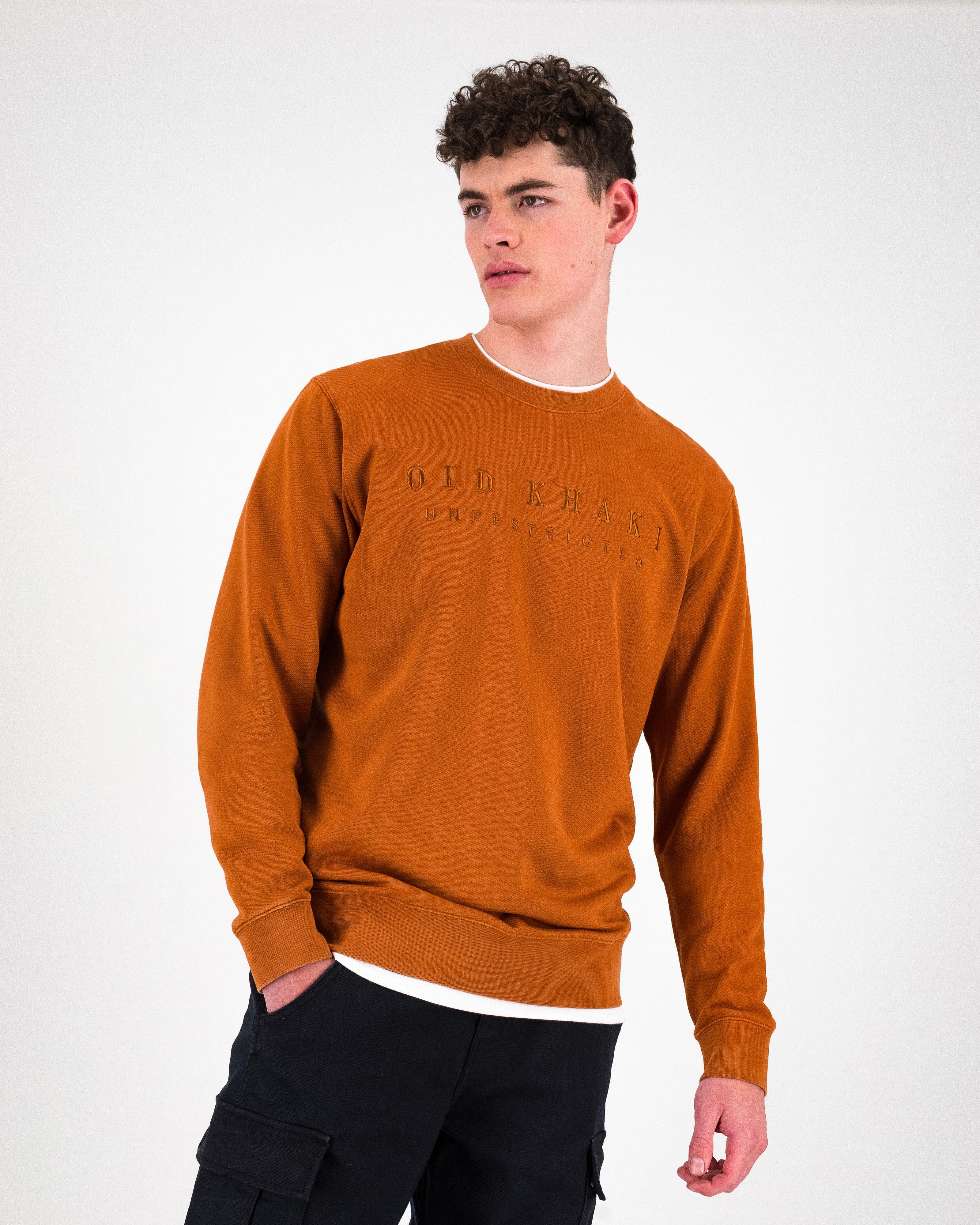 Men’s Bronx Crew Sweat  -  Rust