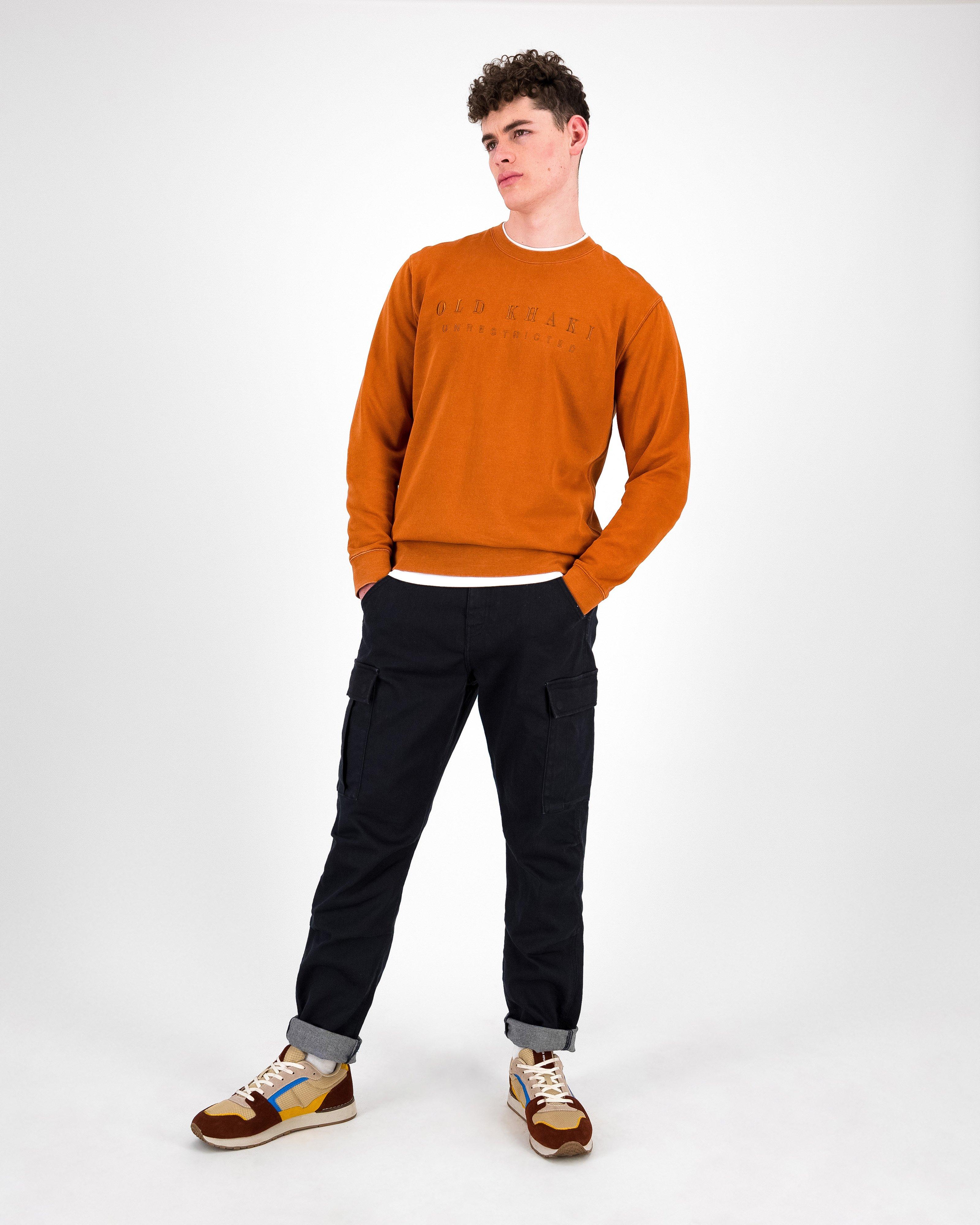 Men’s Bronx Crew Sweat  -  Rust