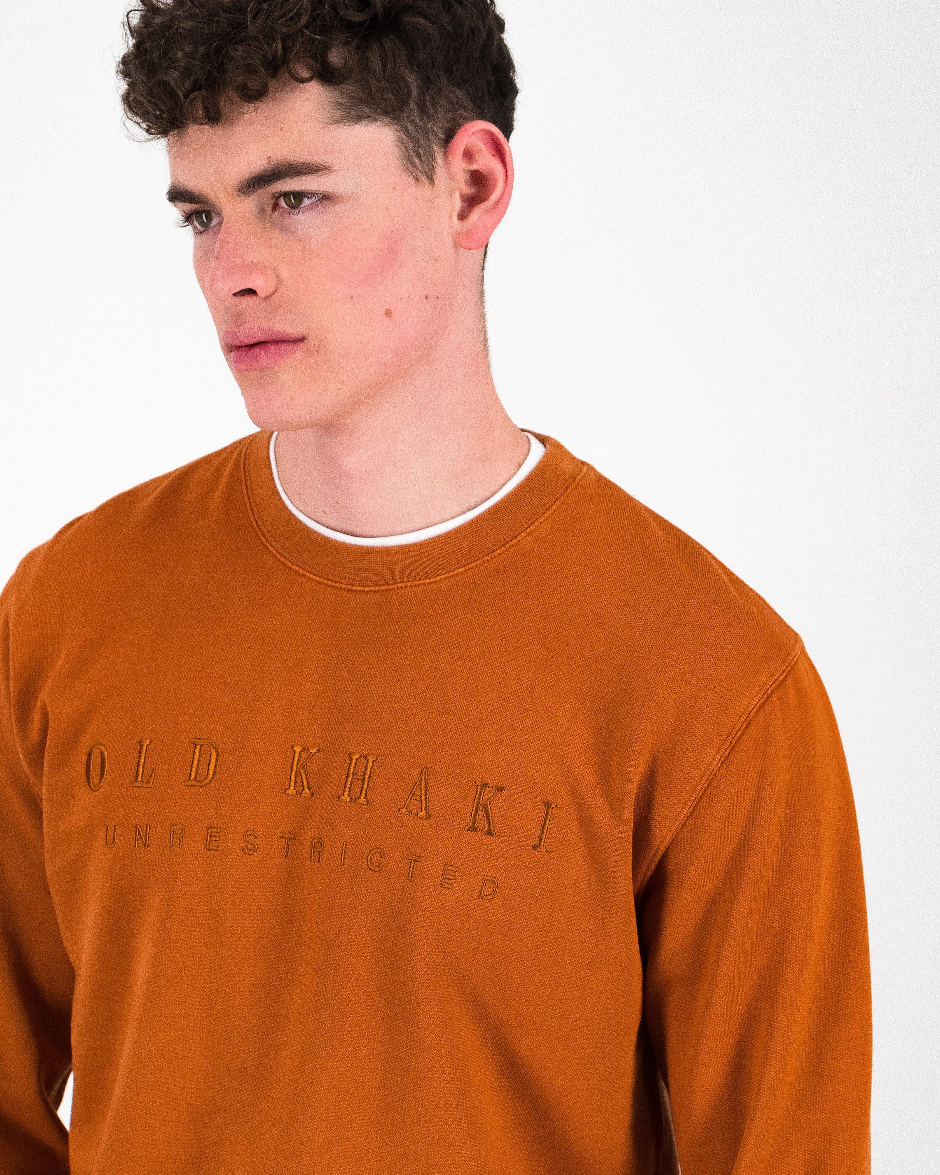 Men’s Bronx Crew Sweat  -  Rust