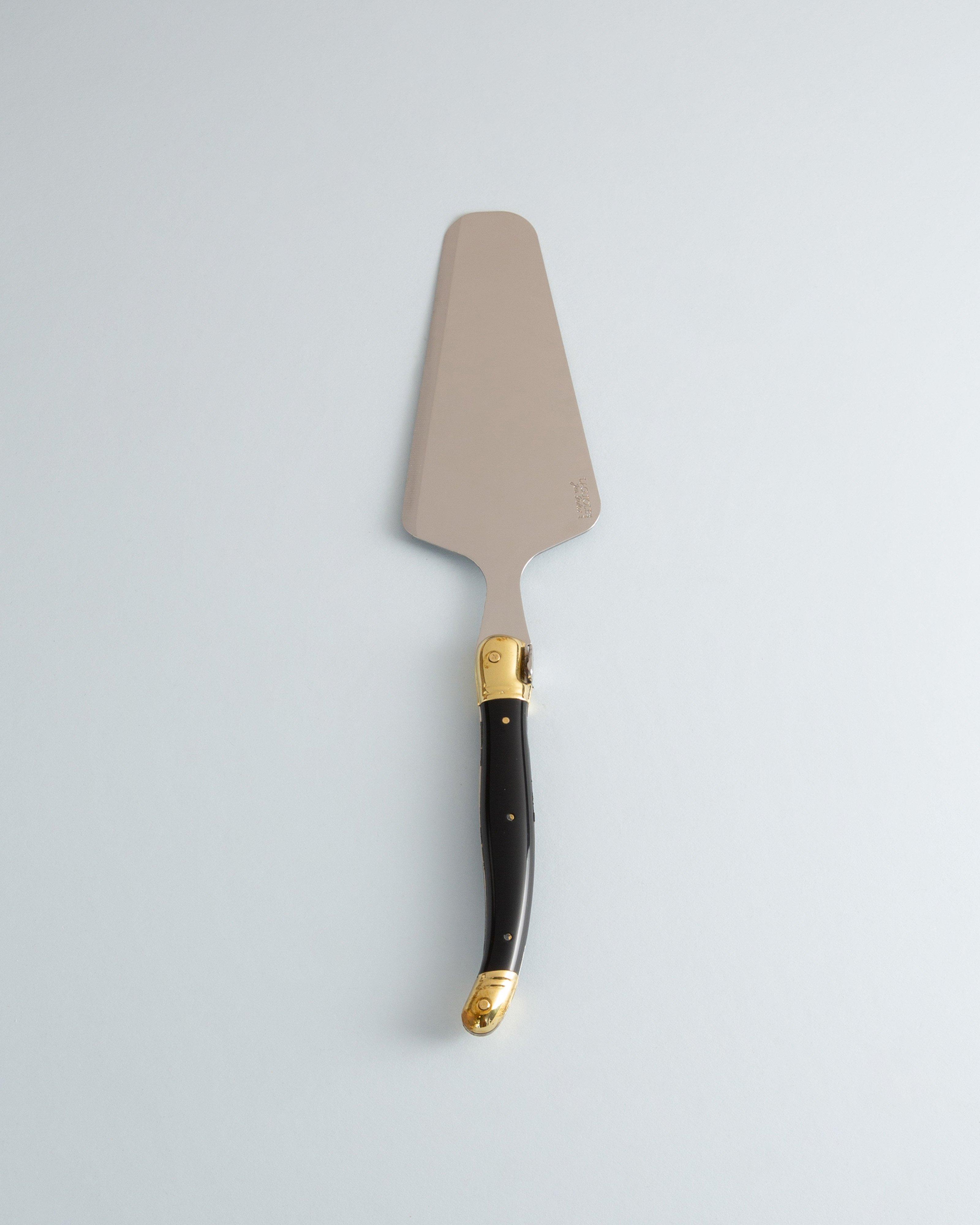 Laguiole Brass Cake Lifter -  Black