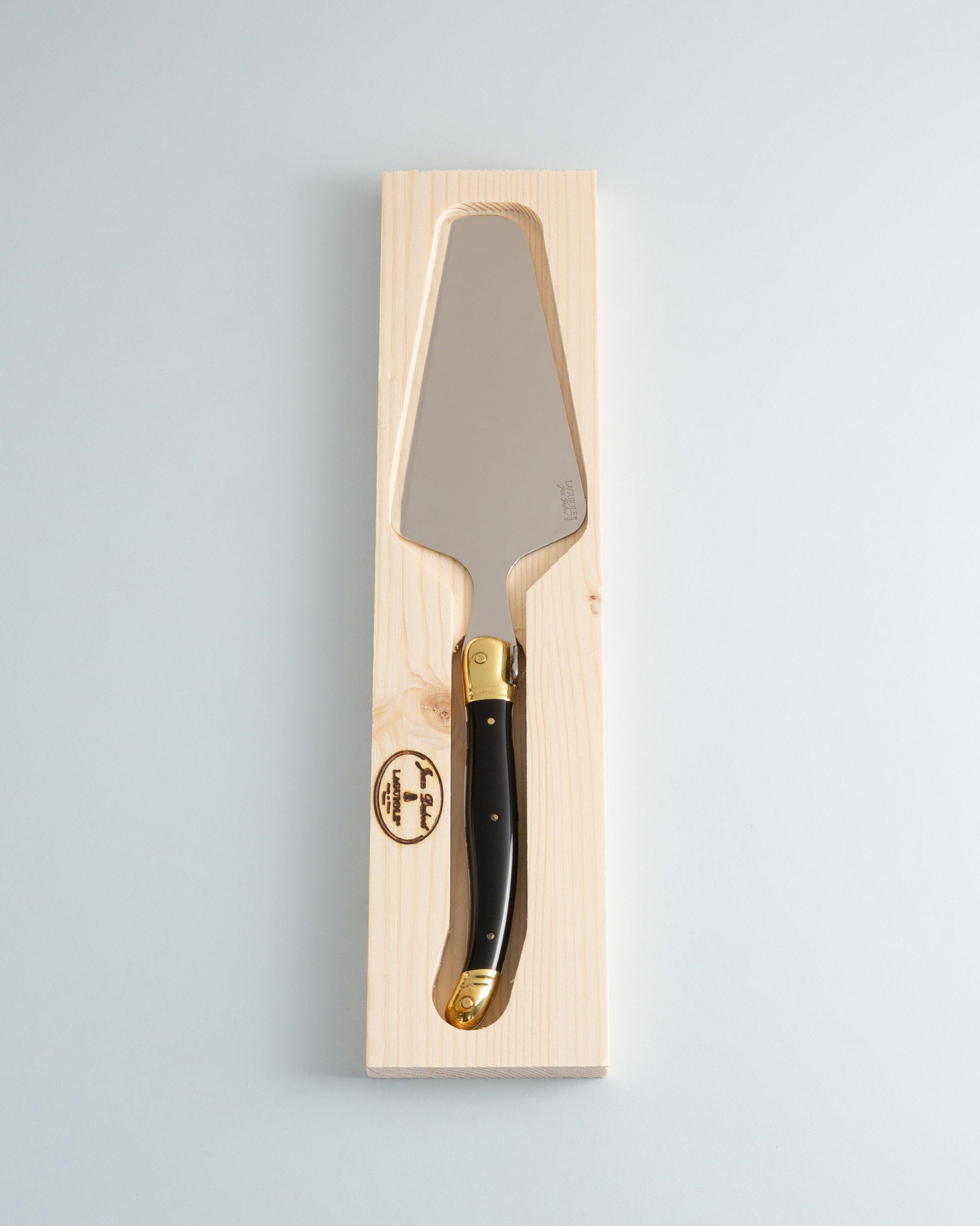 Laguiole Brass Cake Lifter -  Black
