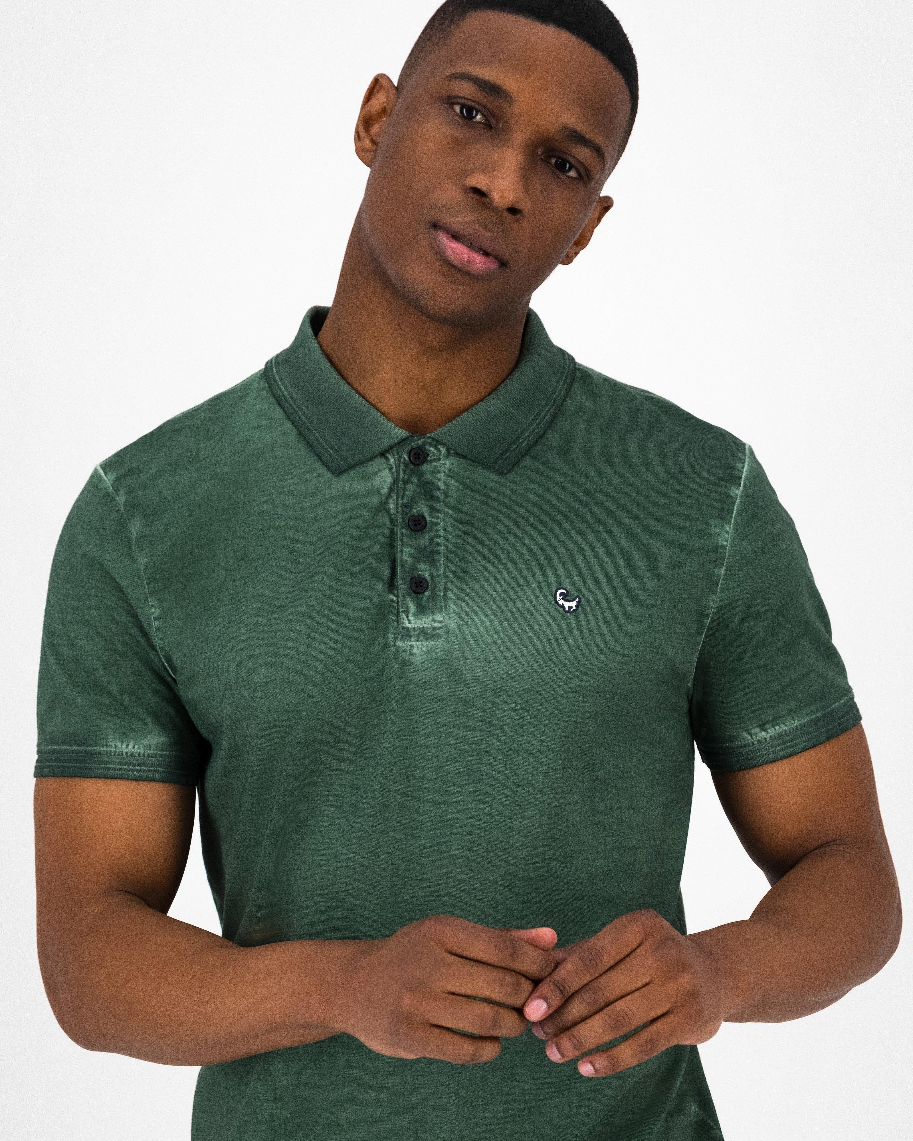 Men’s Will Pigment Dyed Golfer -  Green