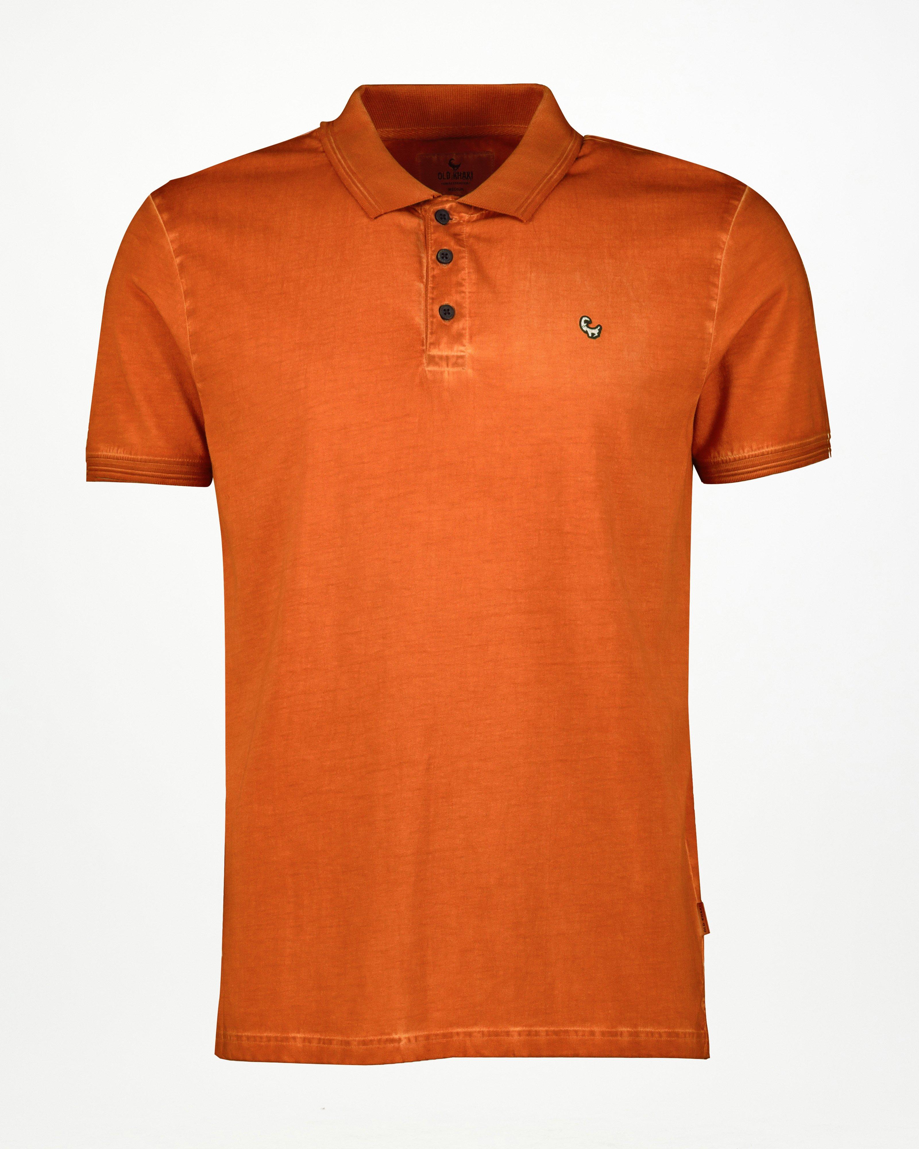 Men’s Will Pigment Dyed Golfer -  Orange