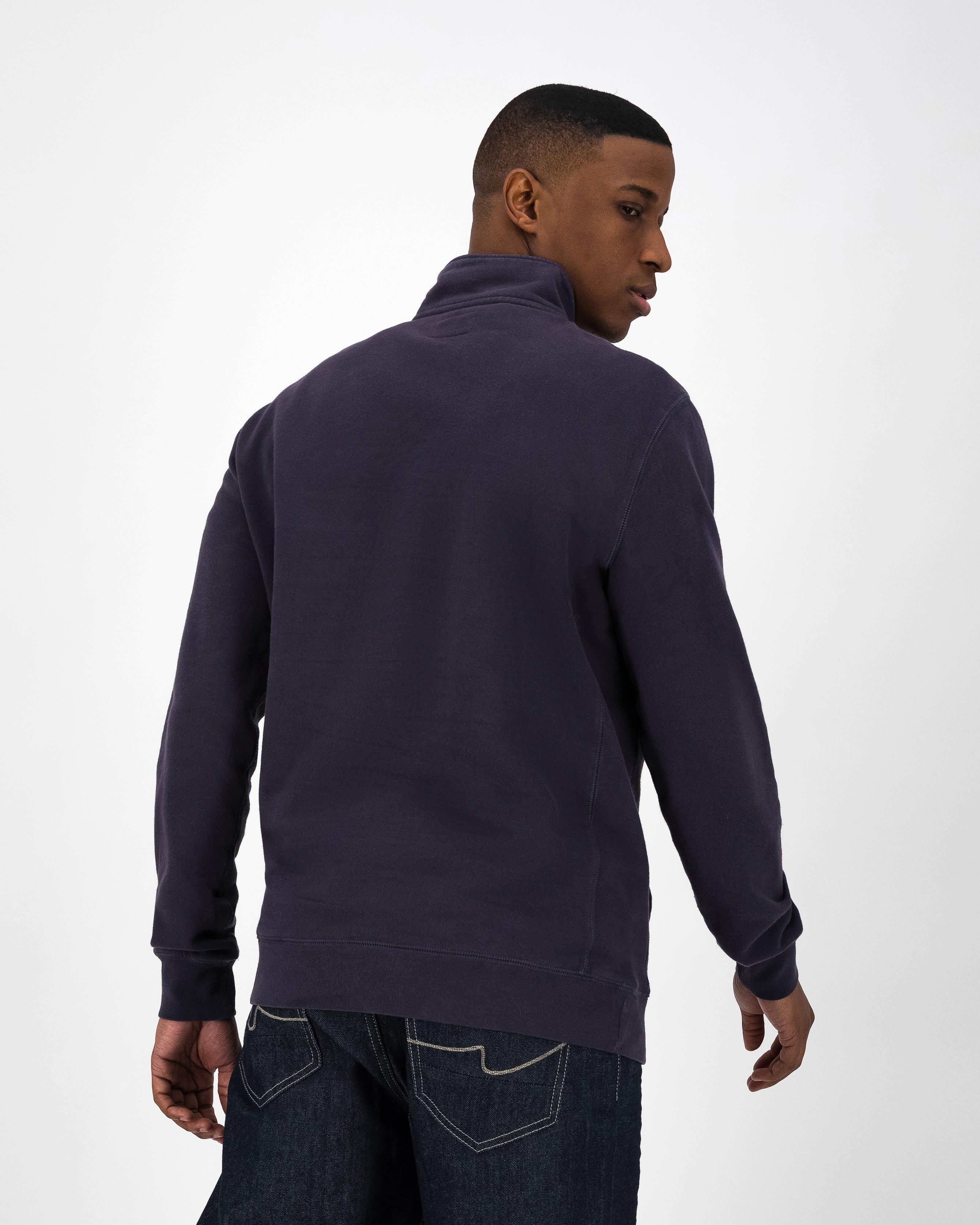 Men’s Mike Quarter Zip Sweat  -  Charcoal