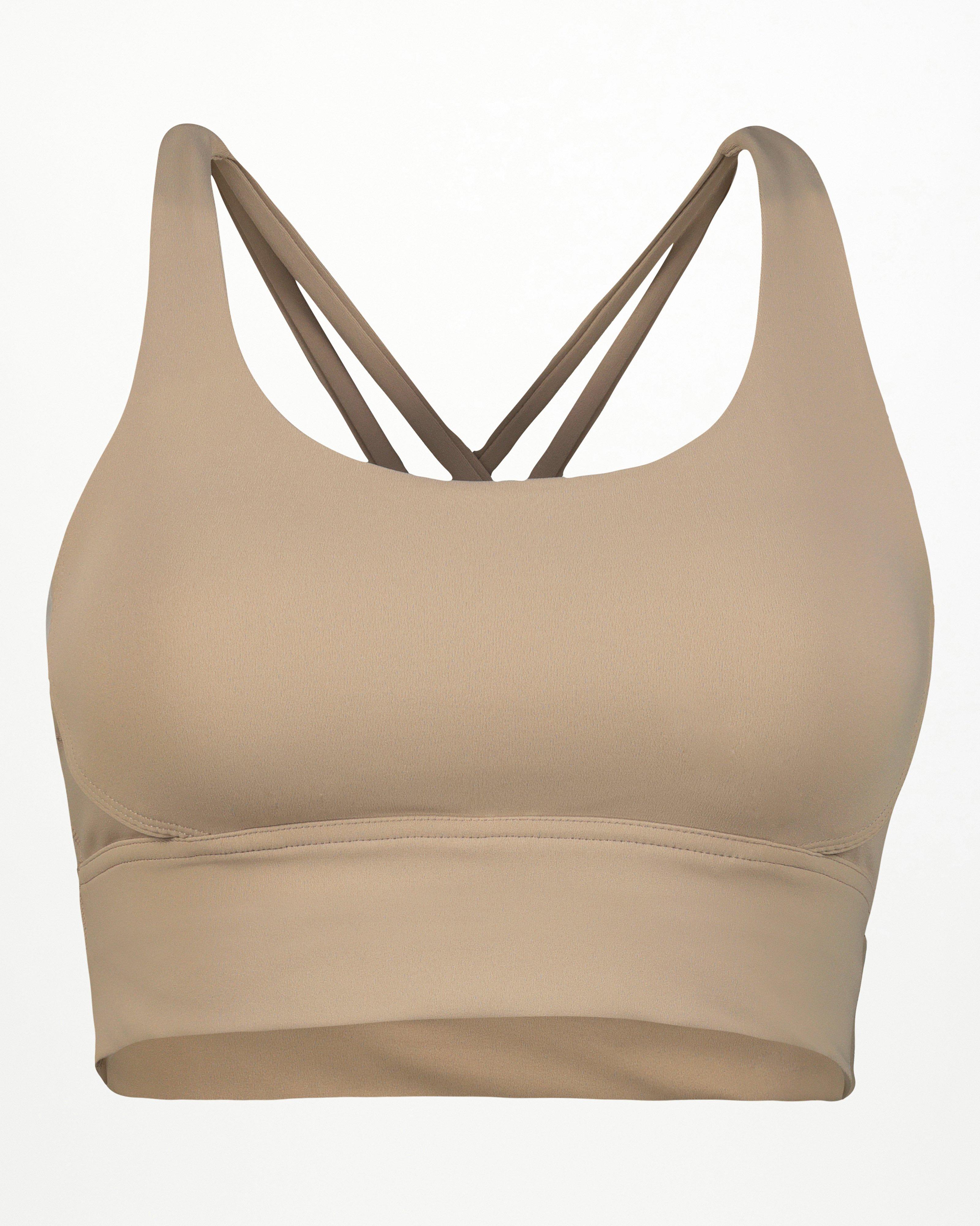 Shanti Crop Bra Top -  Light Khaki
