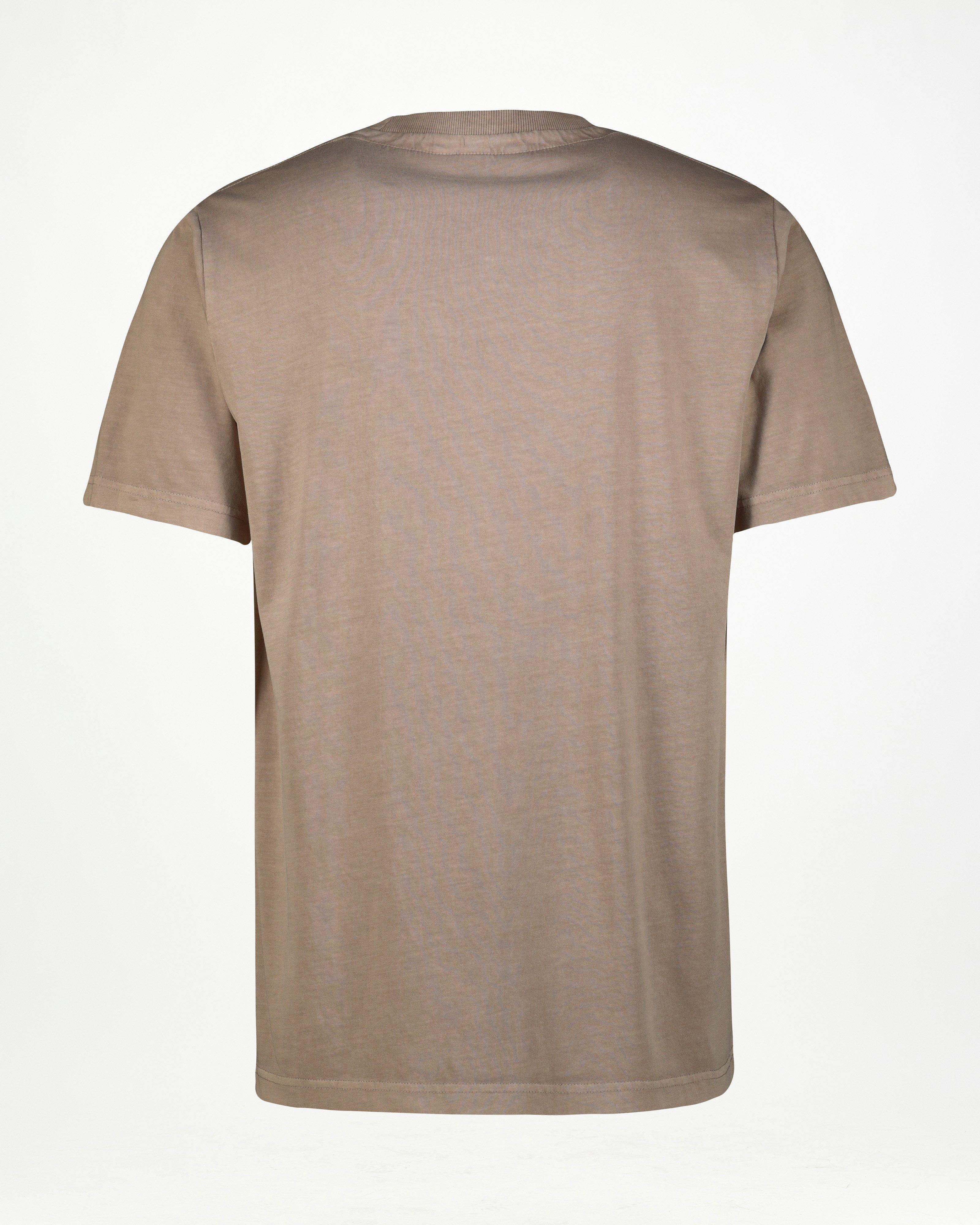 K-Way Elements Men’s Washed Workwear T-shirt -  Taupe