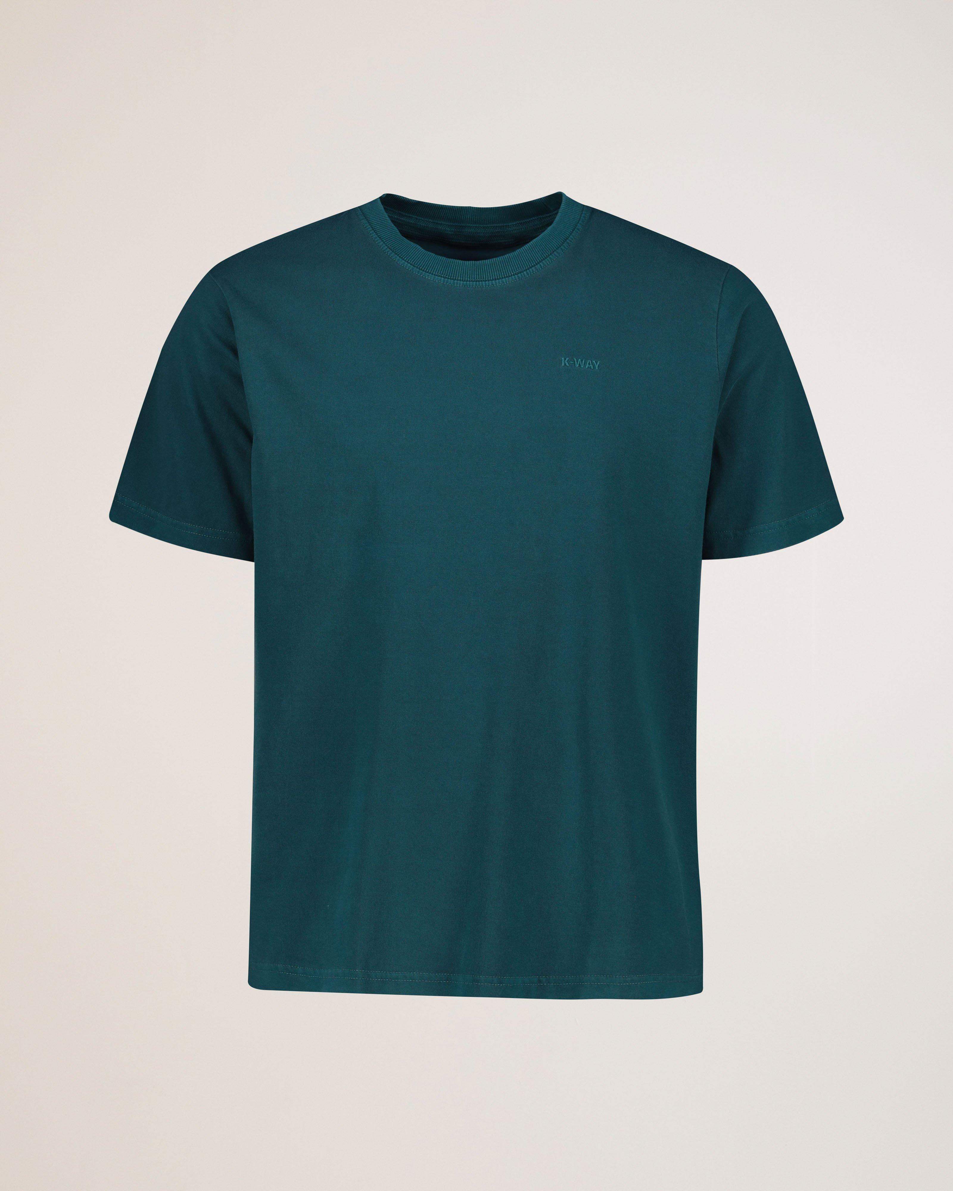 K-Way Elements Men’s Washed Workwear T-Shirt -  Pacific