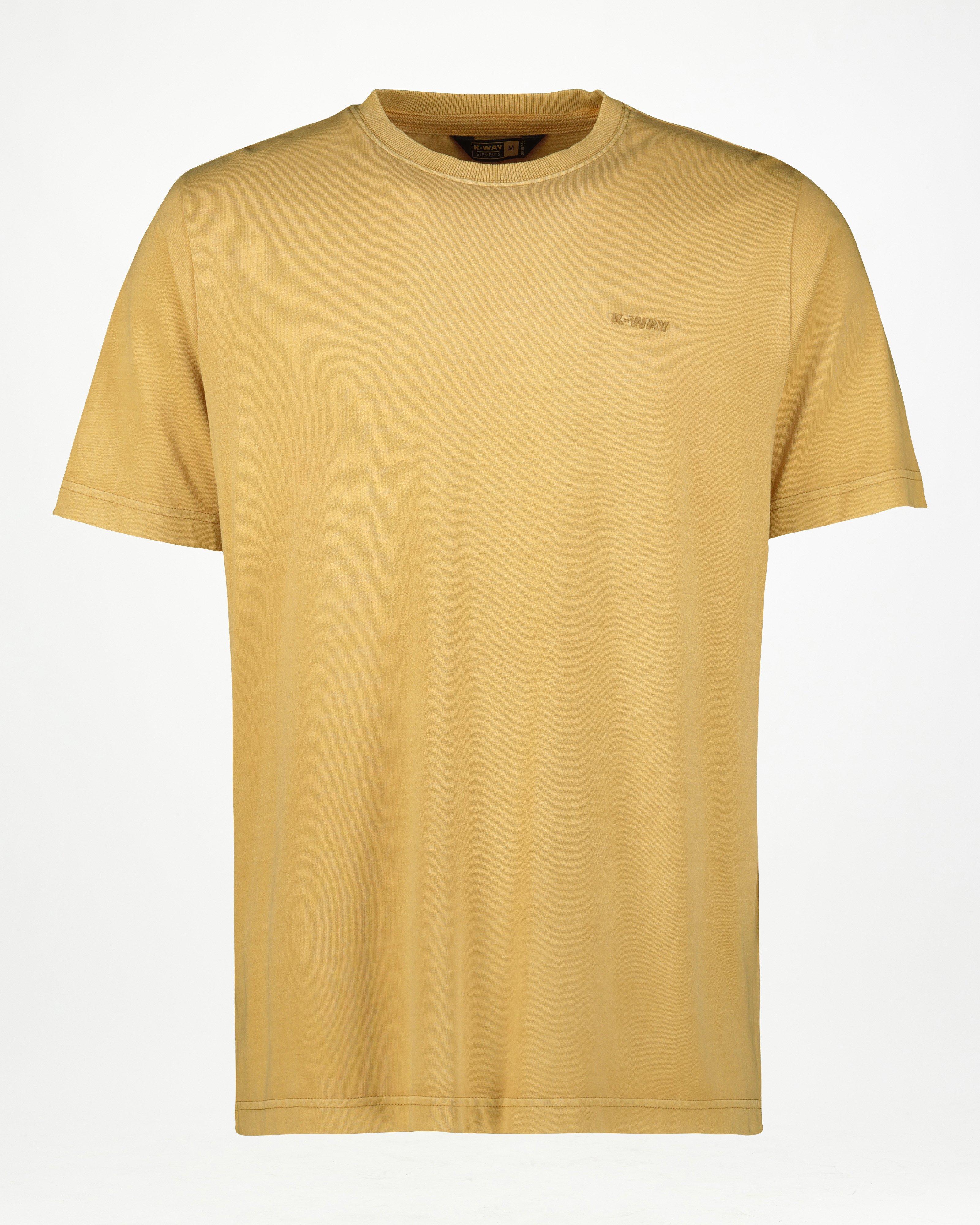 K-Way Elements Men’s Washed Workwear T-shirt -  Ochre