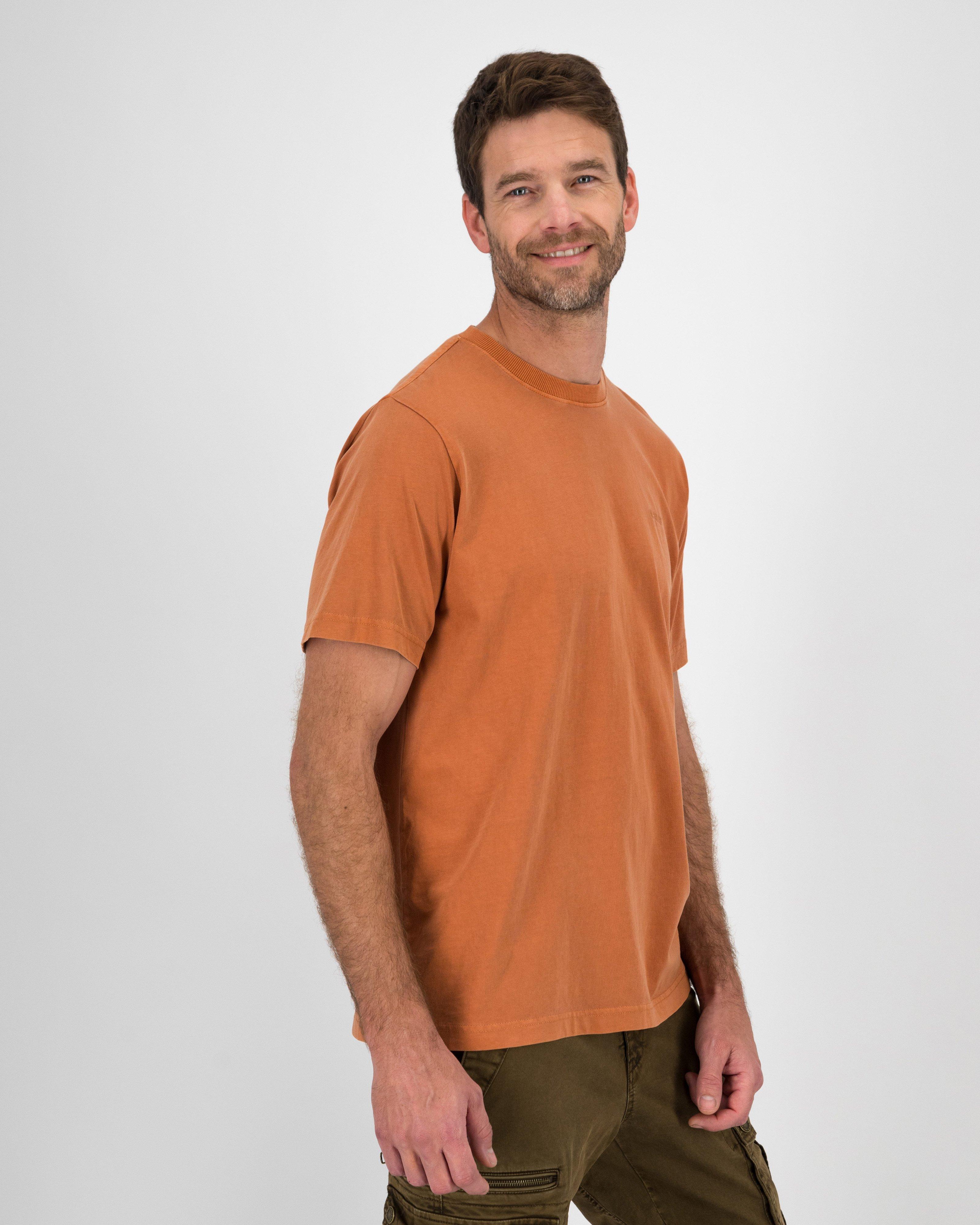 K-Way Elements Men’s Washed Workwear T-shirt -  Orange